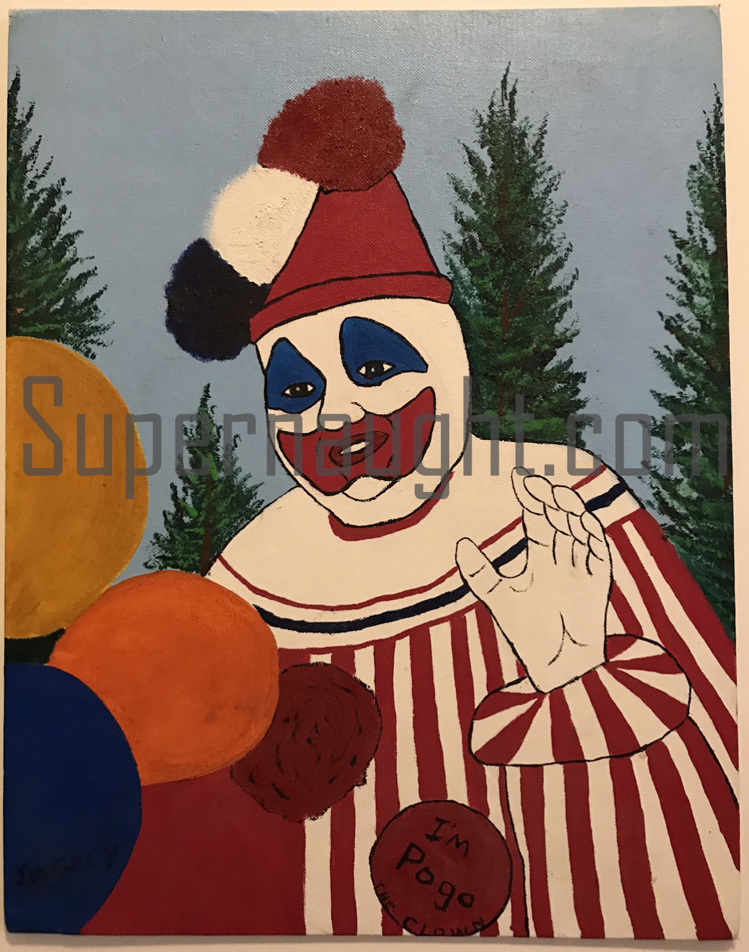 John Wayne Gacy Pogo the Clown Painting