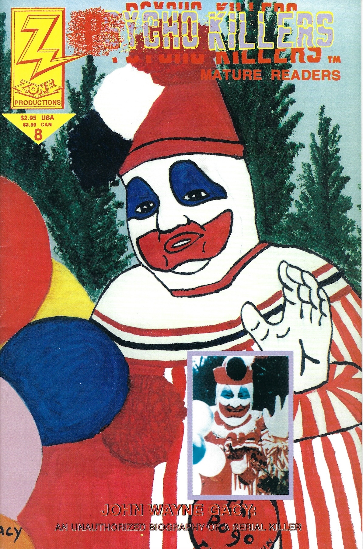 John Wayne Gacy Psycho Killers Comic Book