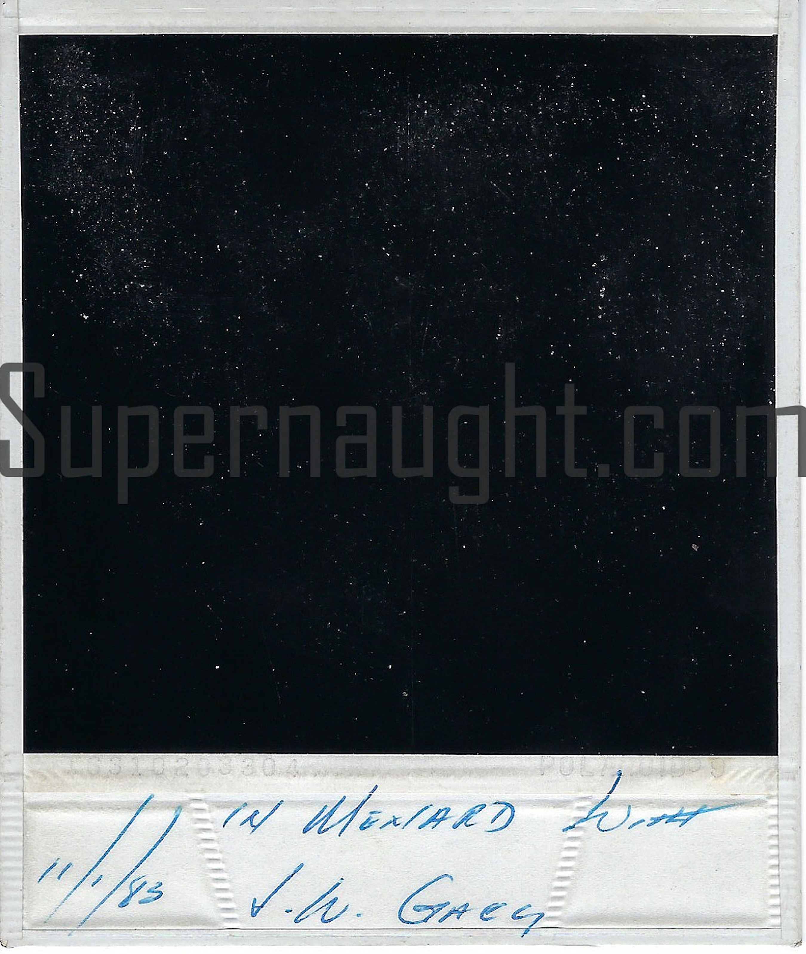John Wayne Gacy Signed 1983 Polaroid image 2