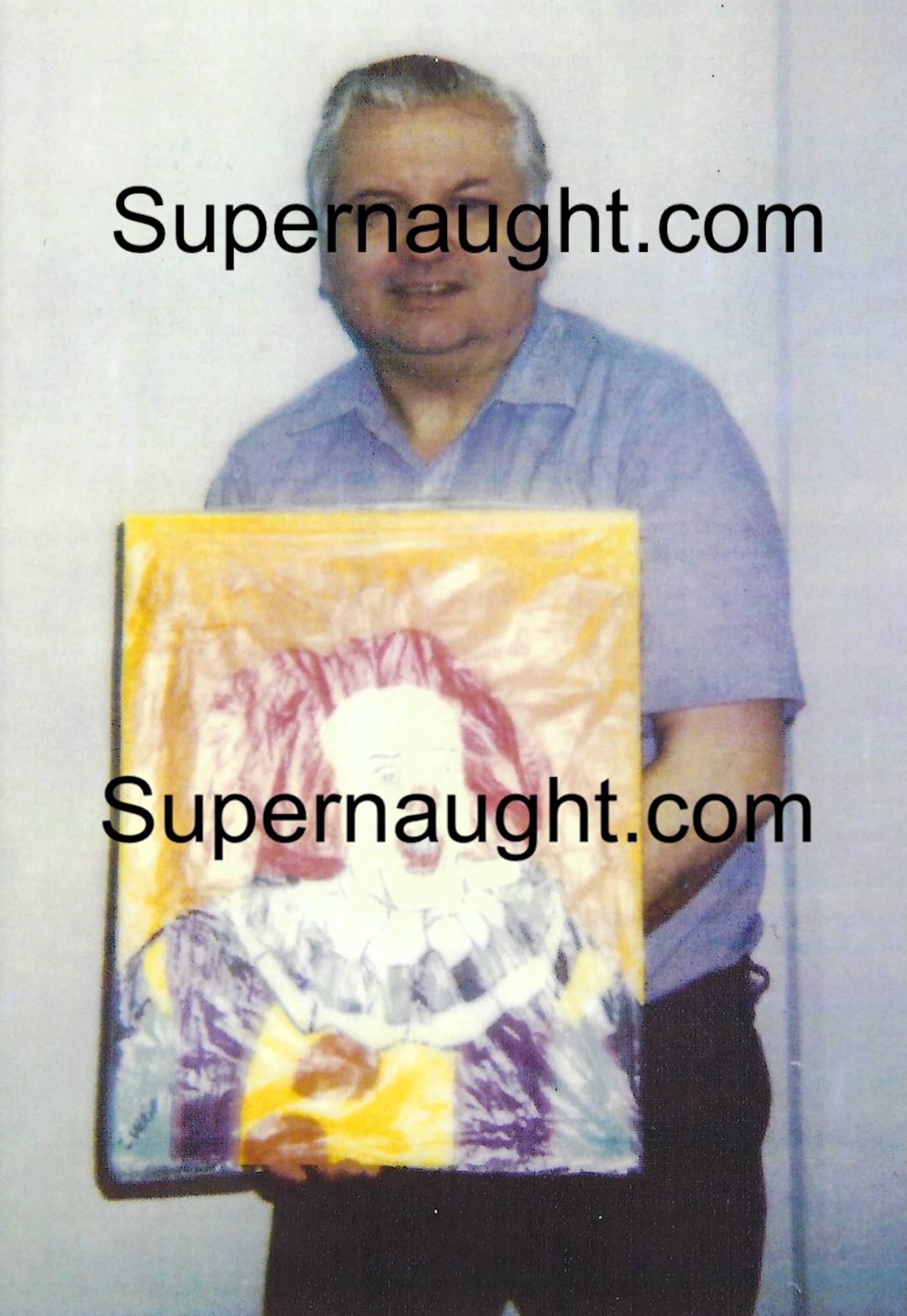 John Wayne Gacy with Pennywise the Clown Photo