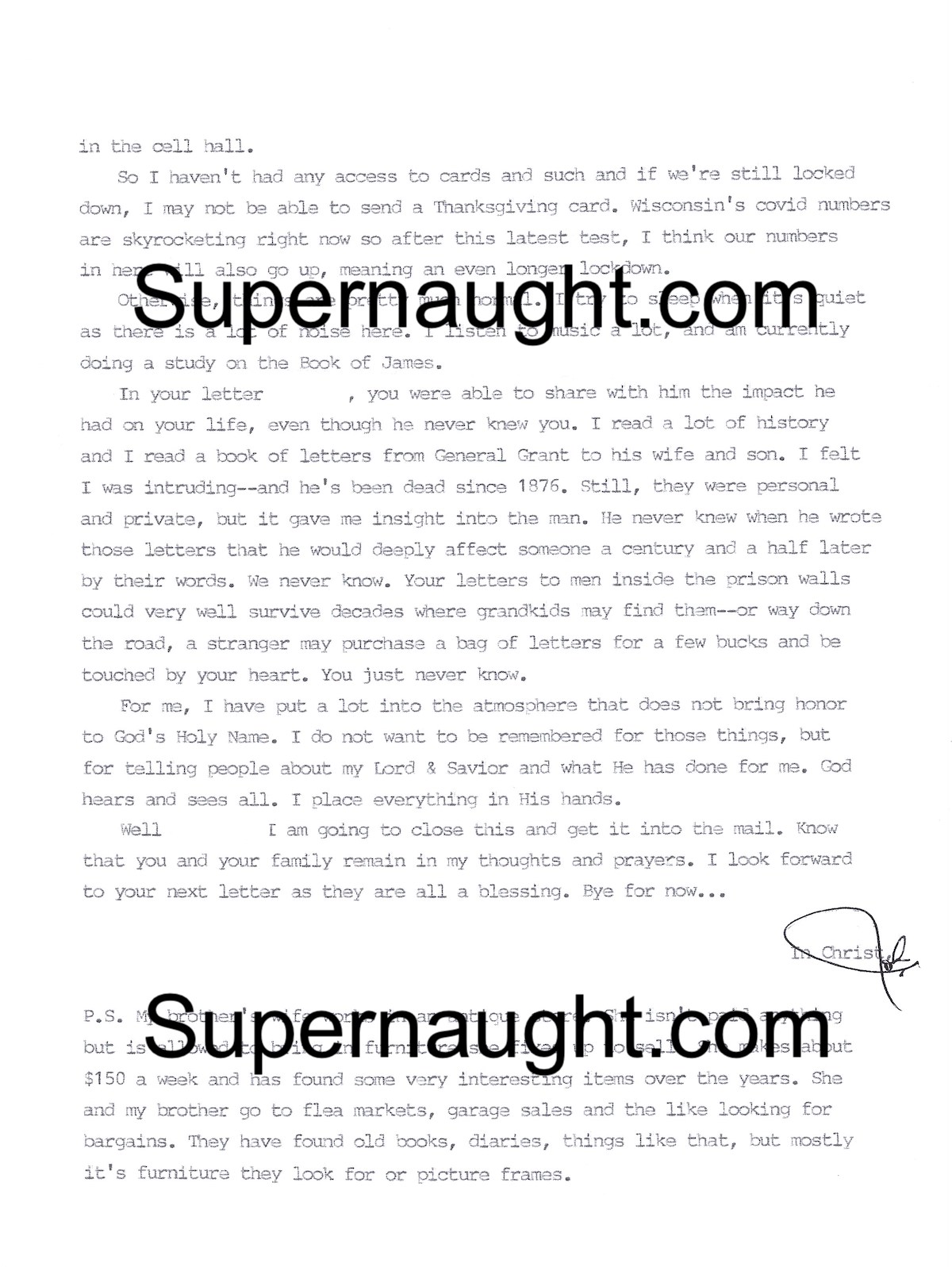 John Weber Letter and Envelope Set Both Signed image 2