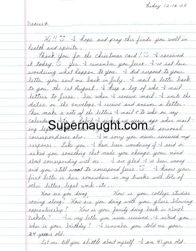 John Wille Death Row Letter And Envelope Set Both Signed