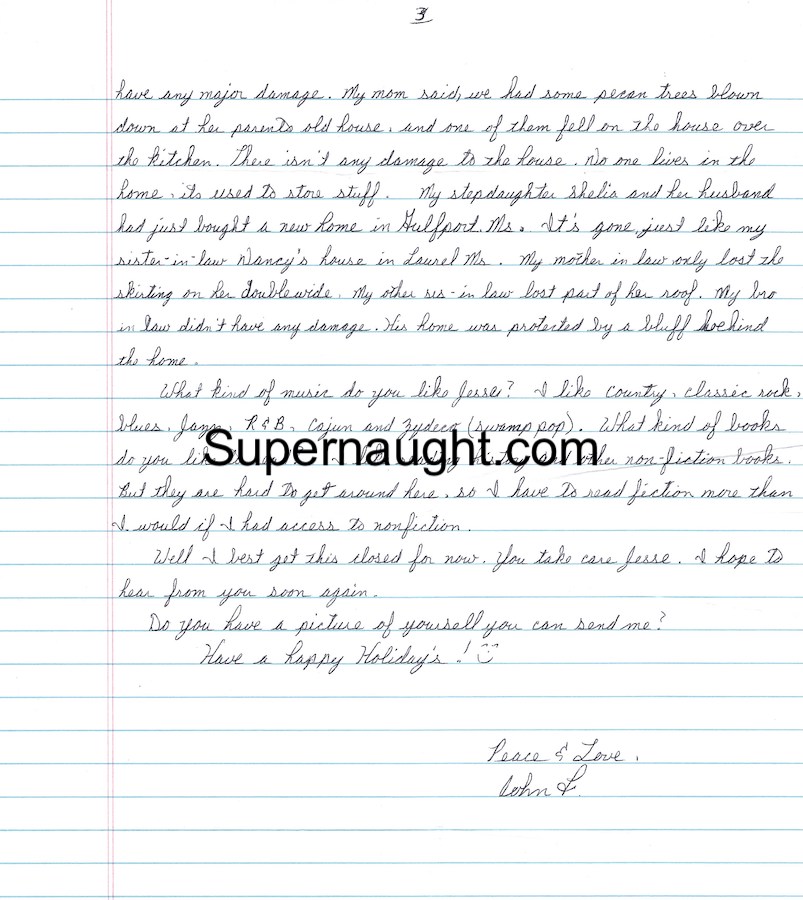 John Wille Death Row Letter And Envelope Set Both Signed image 2