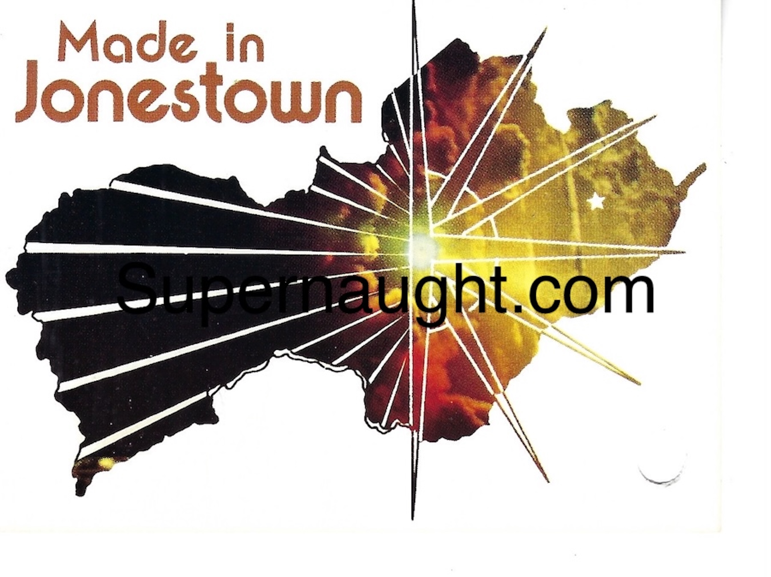 Jonestown People's Temple Agricultural Project Clothing Tag