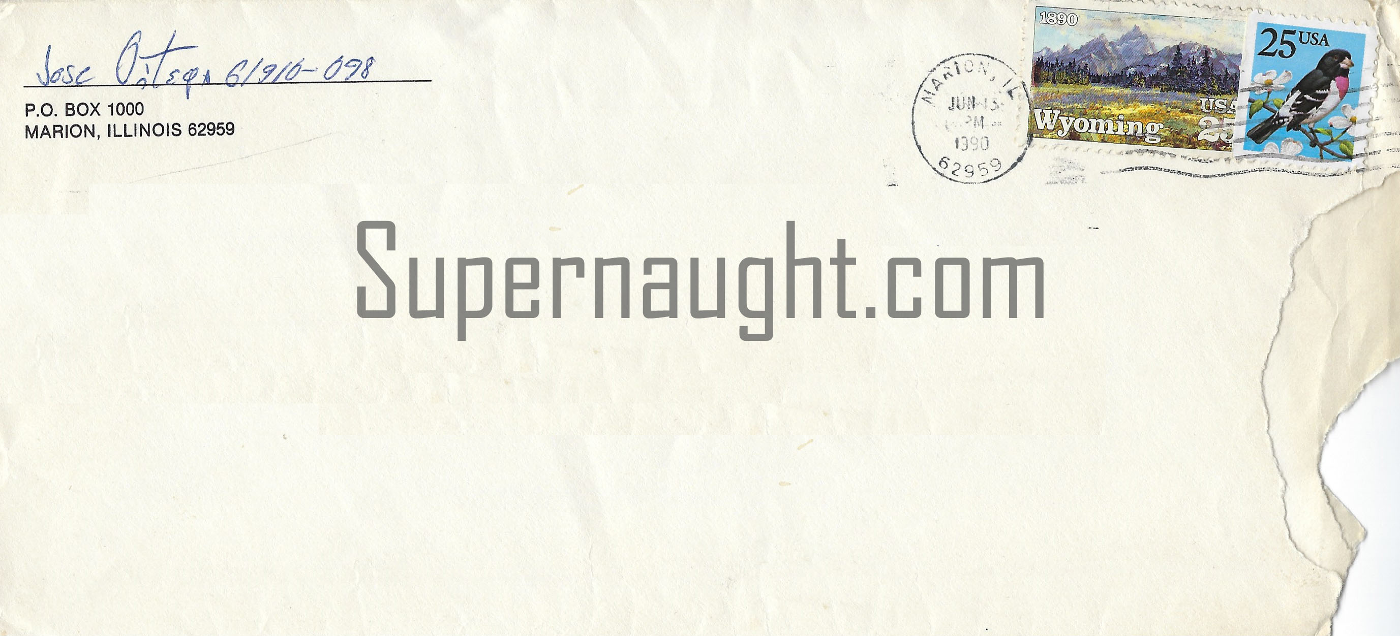 Jose Ortega Letter And Envelope Set Both Signed image 4