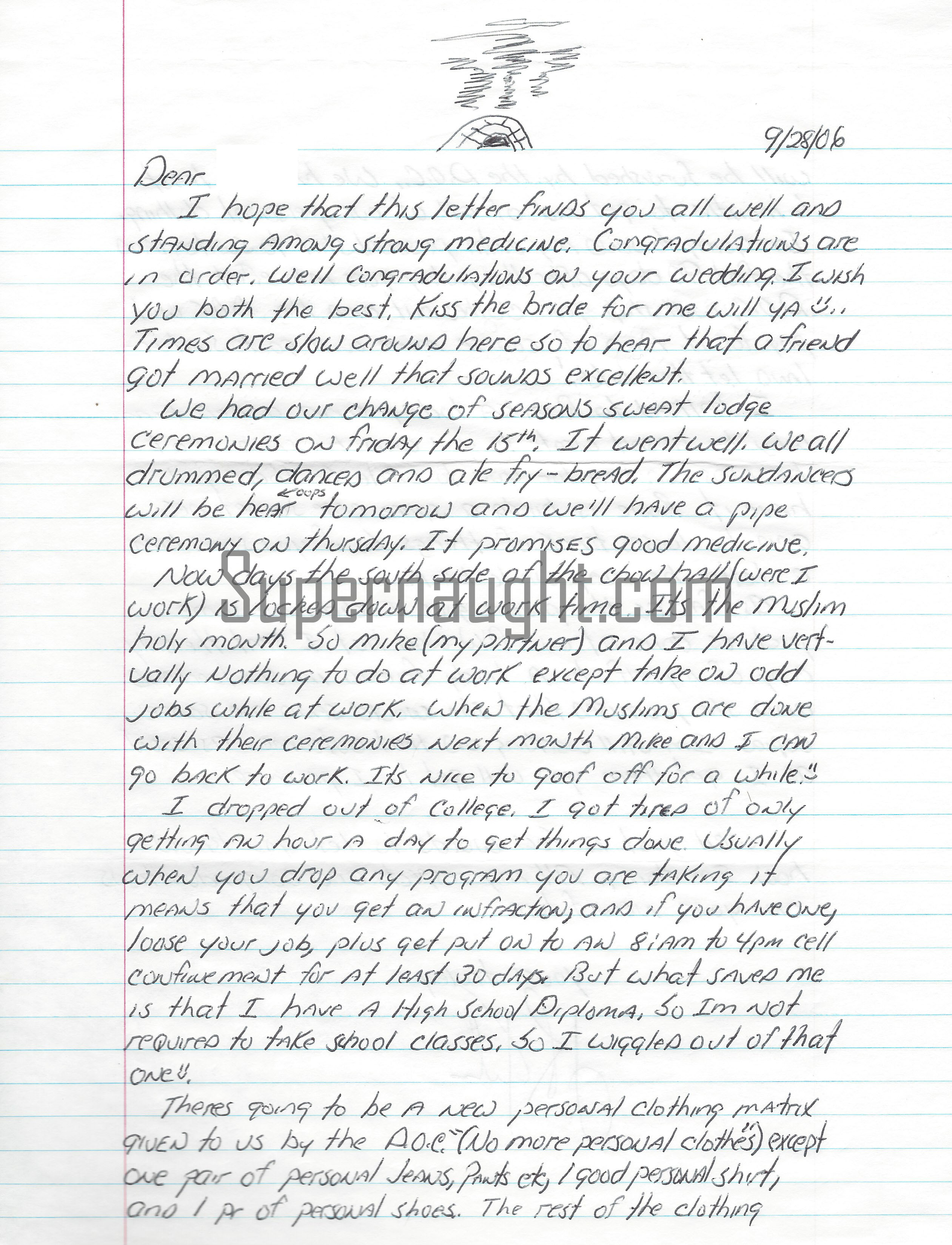 Joseph Kondro Two Page Letter and Envelope Set Both Signed