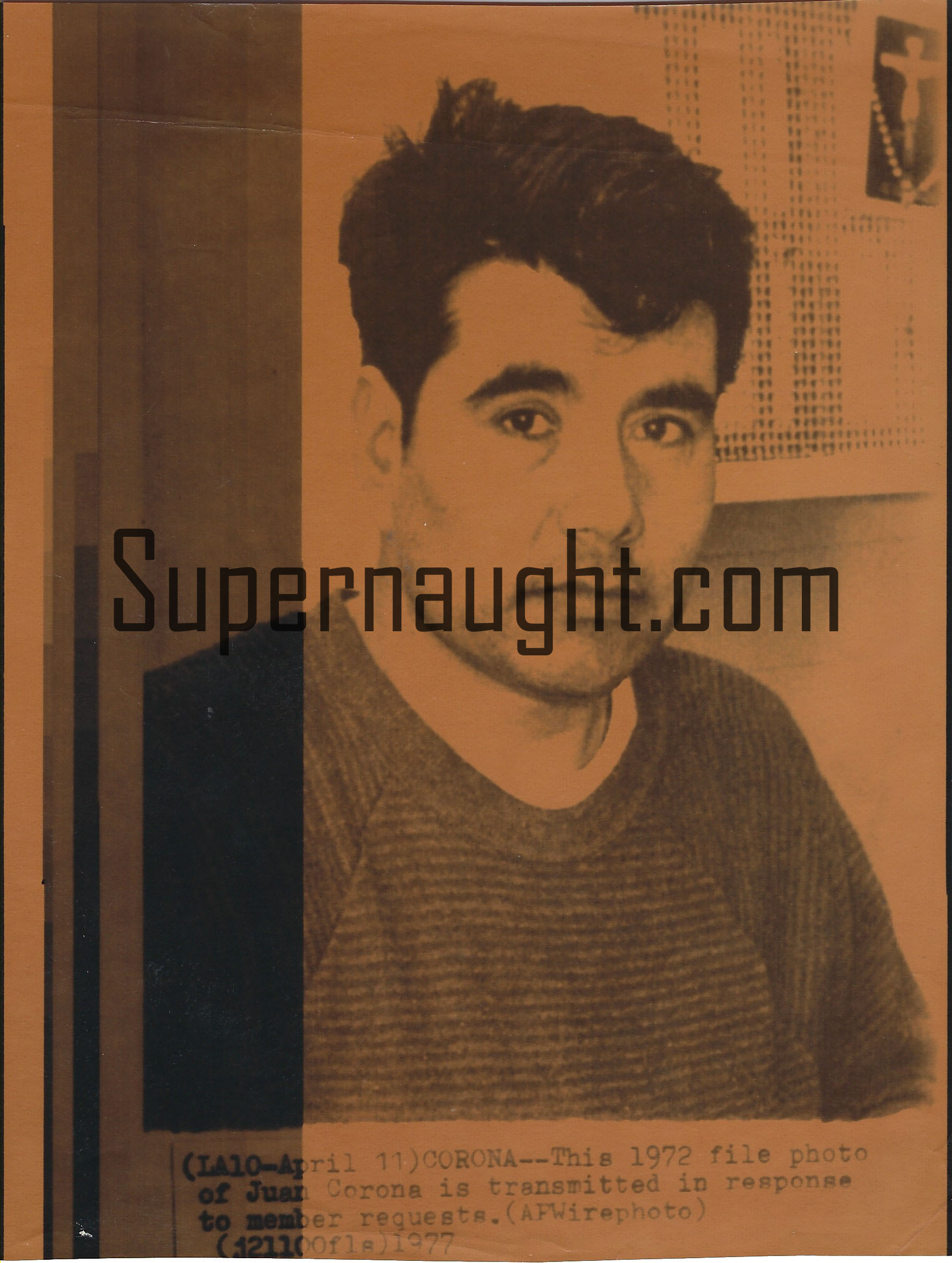 Juan Corona 1972 Laser Press Photo