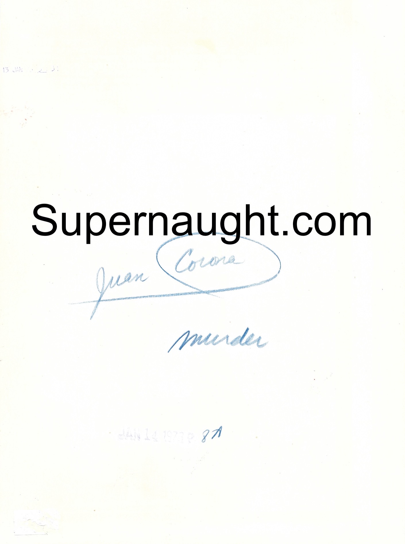 Juan Corona 1973 Corona Grimaces Press Photo image 2