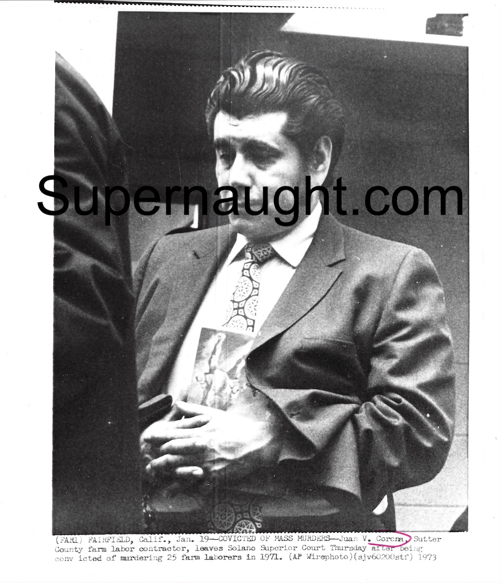 Juan Corona Convicted of Mass Murders 1973 Press Photo