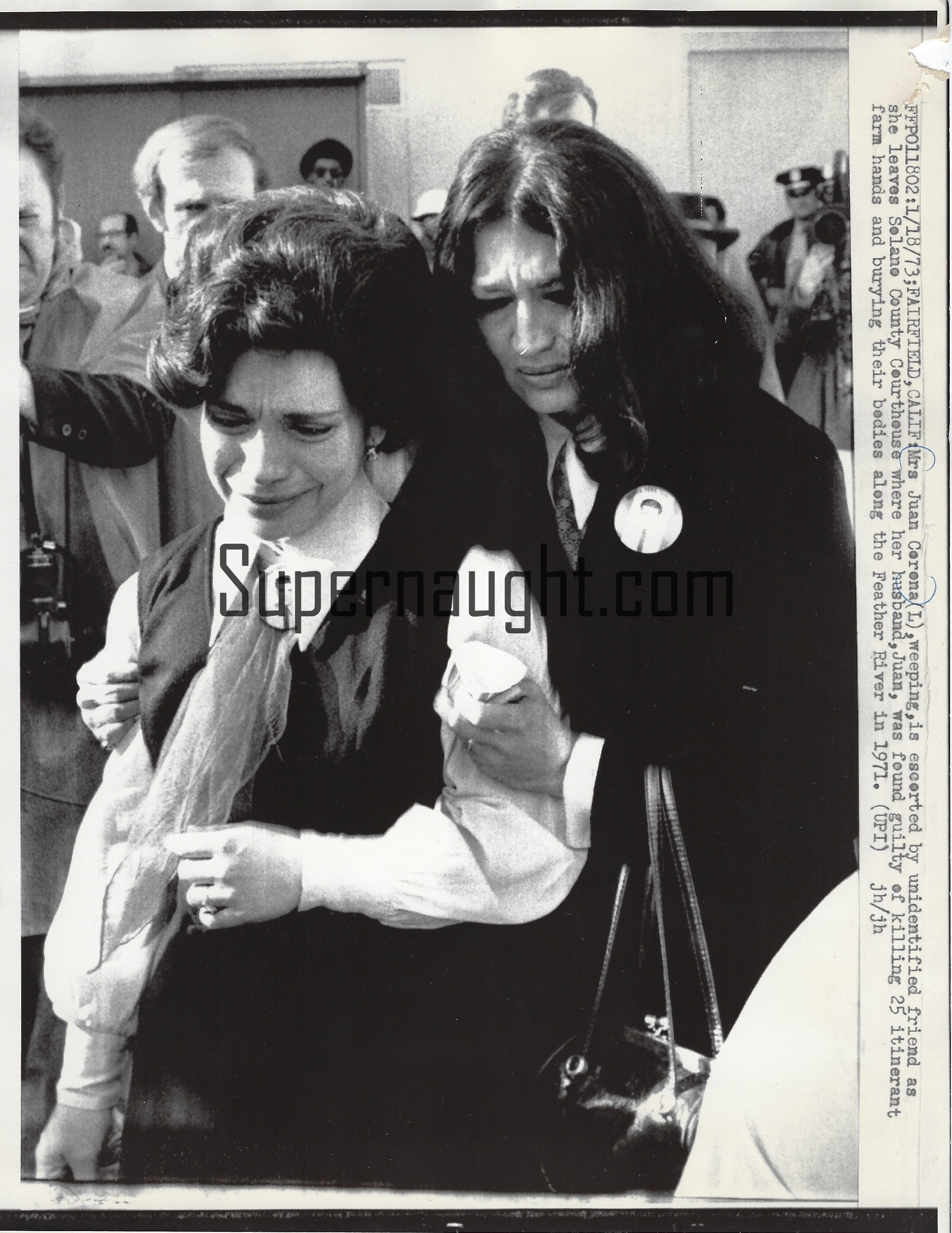 Juan Corona Wife Gloria 1973 Press Photo