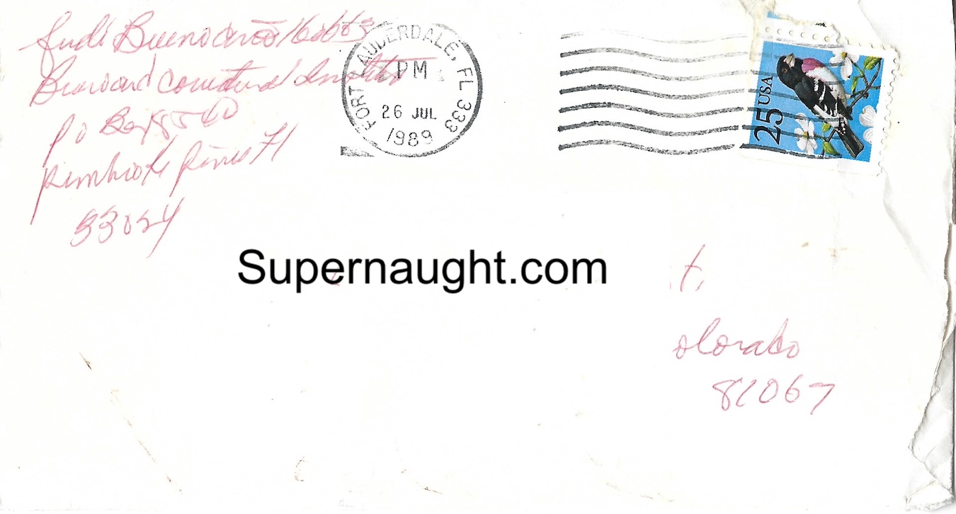 Judy Buenoano Letter and Envelope Set Both Signed image 3