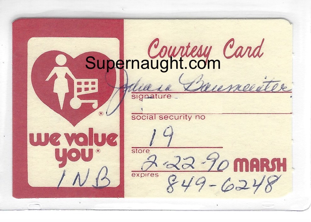 Juliana Baumeister Marsh Supermarket Card
