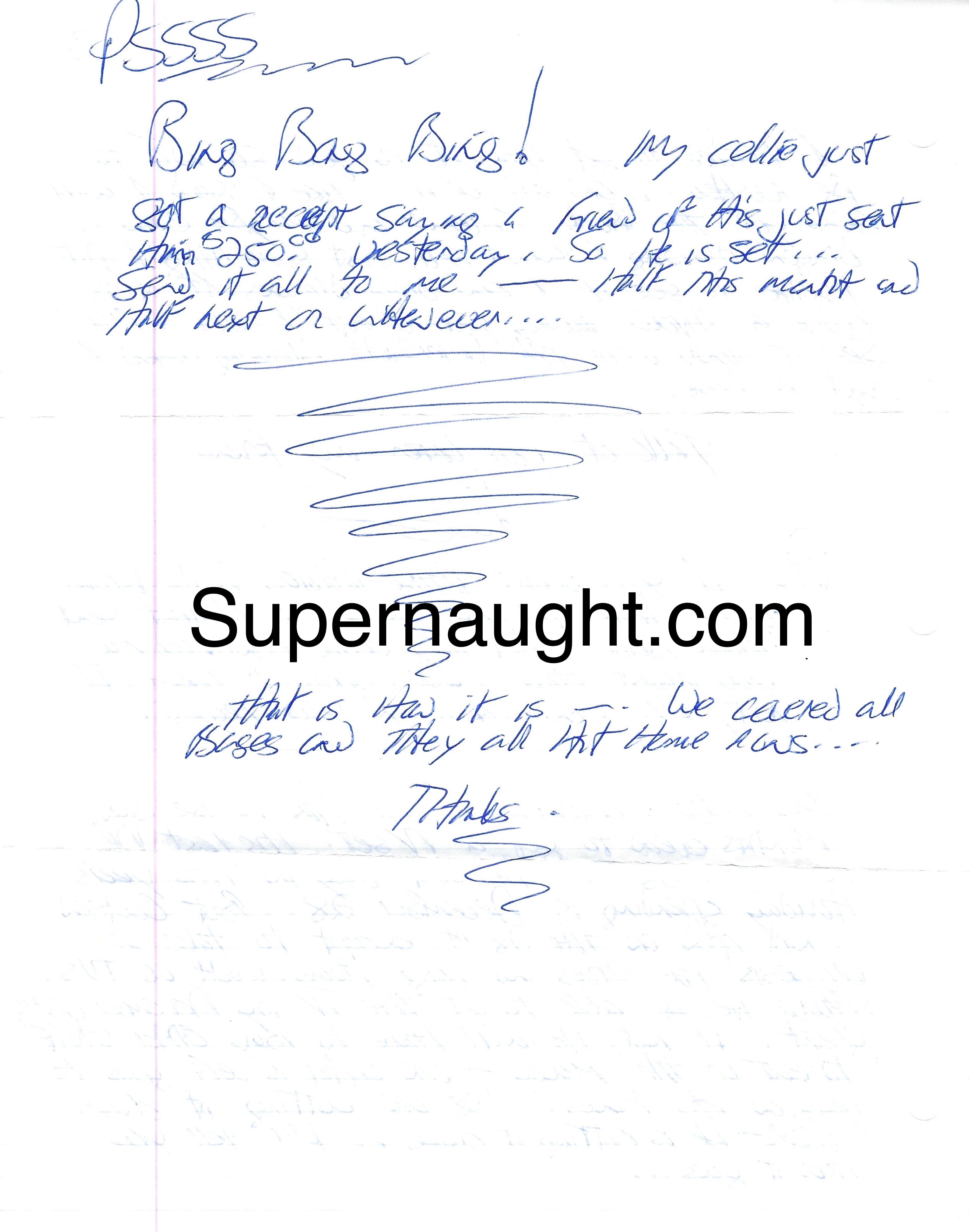 Keith Jesperson Dec 2007 Four Page Letter Envelope Set Both Signed image 4