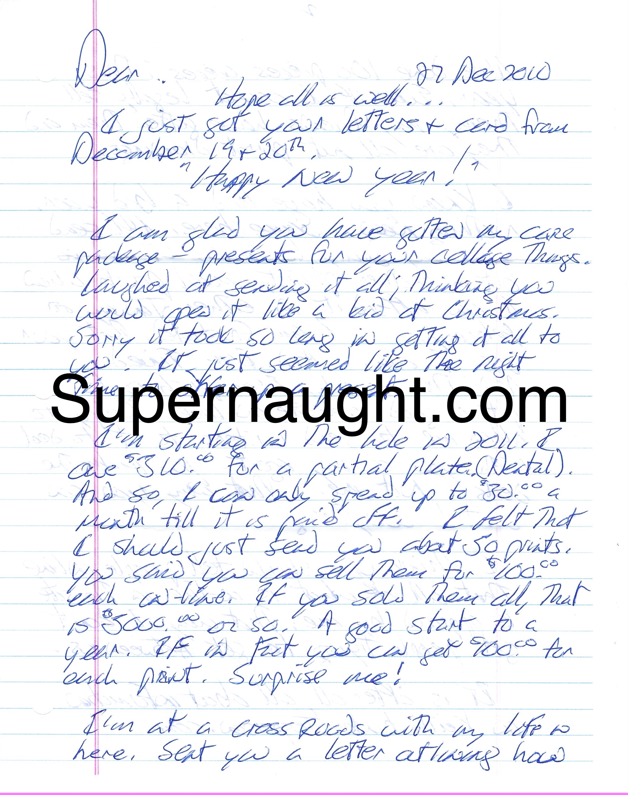Keith Jesperson Eight Page Letter Envelope Set Both Signed image 3