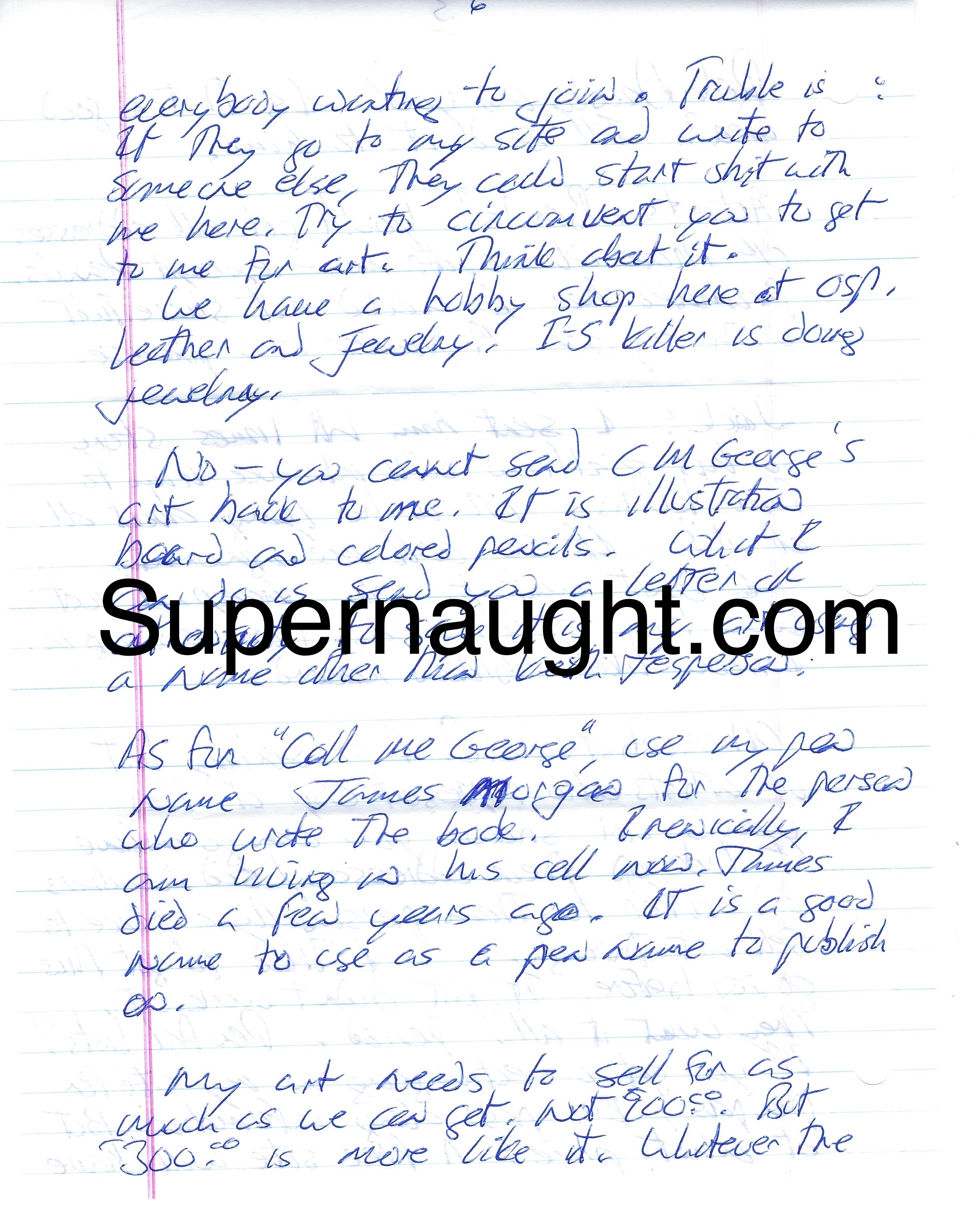 Keith Jesperson Eight Page Letter Envelope Set Both Signed image 2