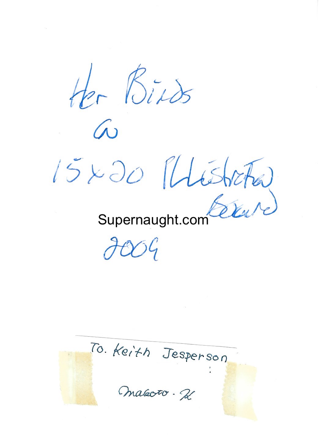 Keith Jesperson Pen Pal Painting with Keith's Handwriting image 2
