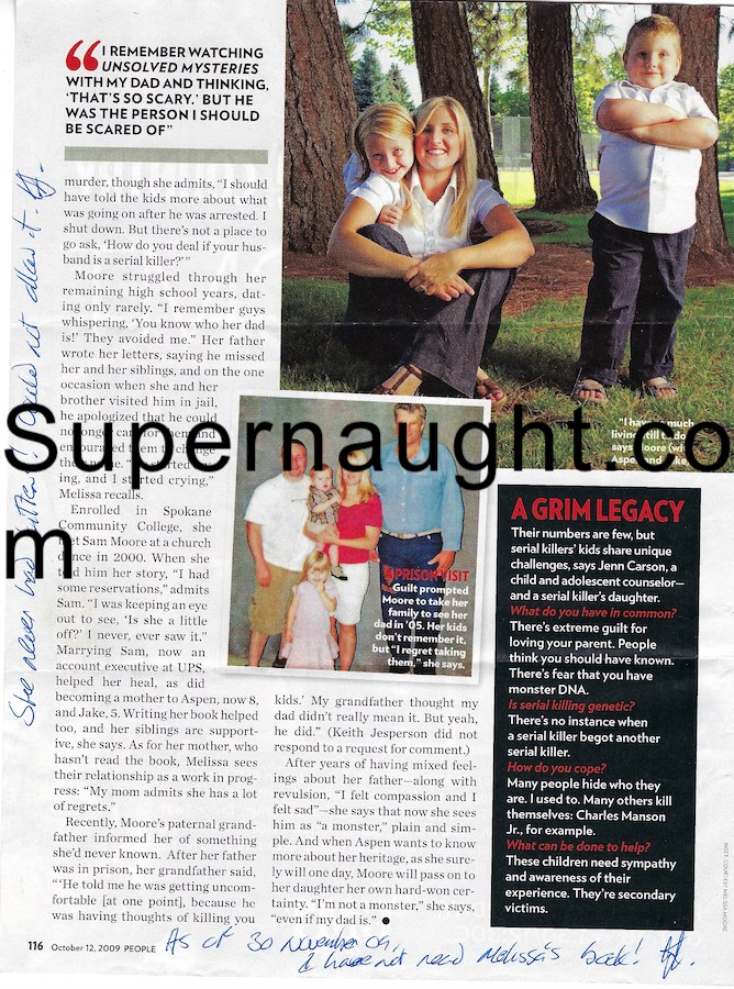Keith Jesperson Signed People Magazine Article image 3