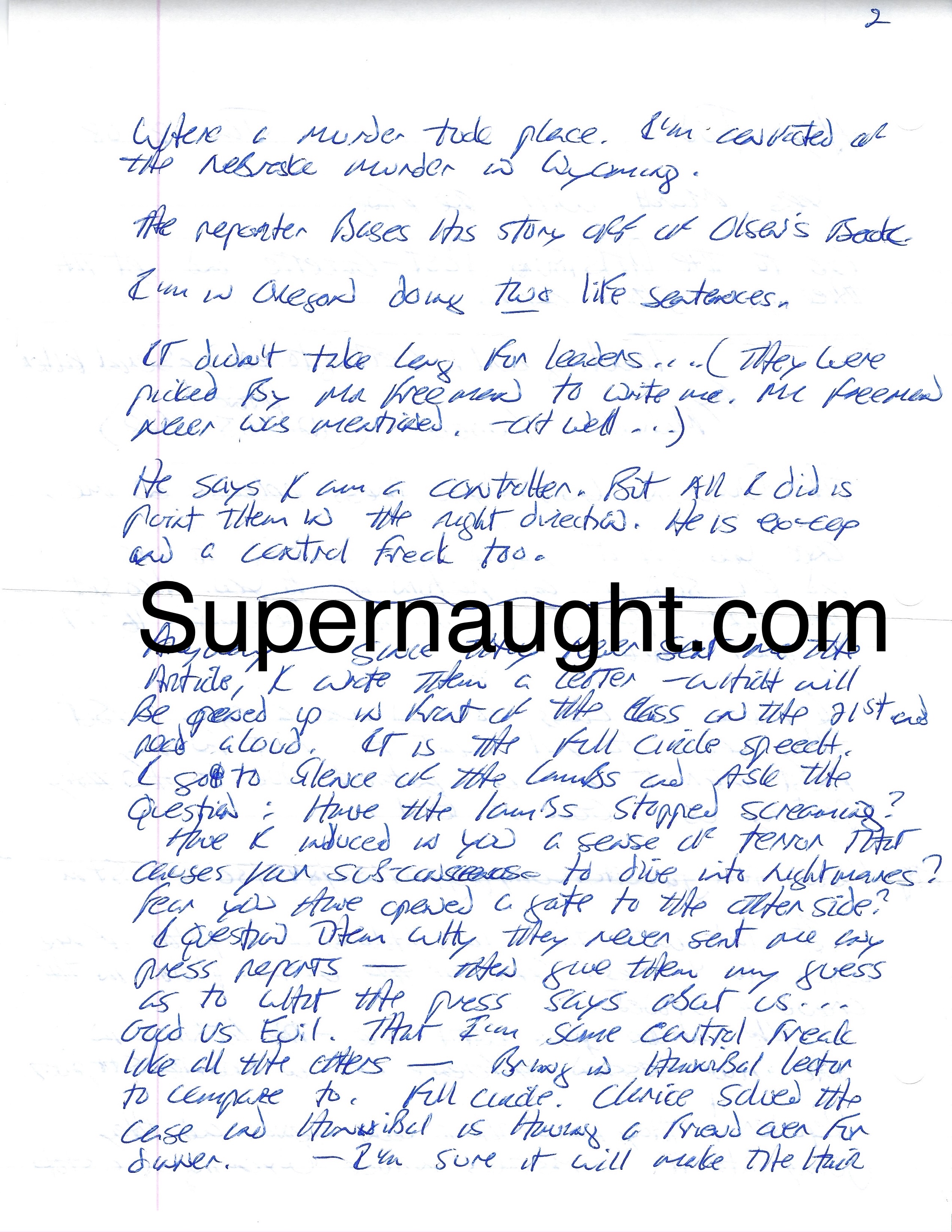 Keith Jesperson Three Page Letter Envelope Set Both Signed image 3