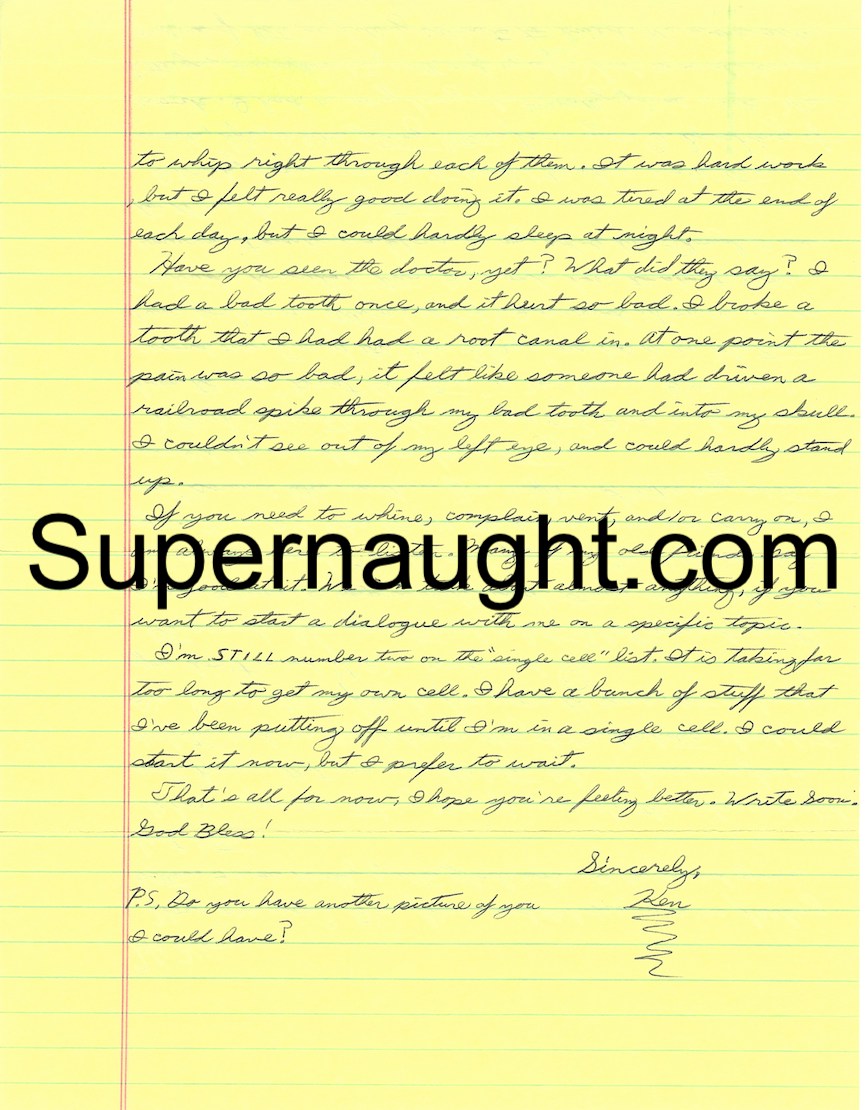 Kendall Francois Letter and Envelope Set Both Signed image 2