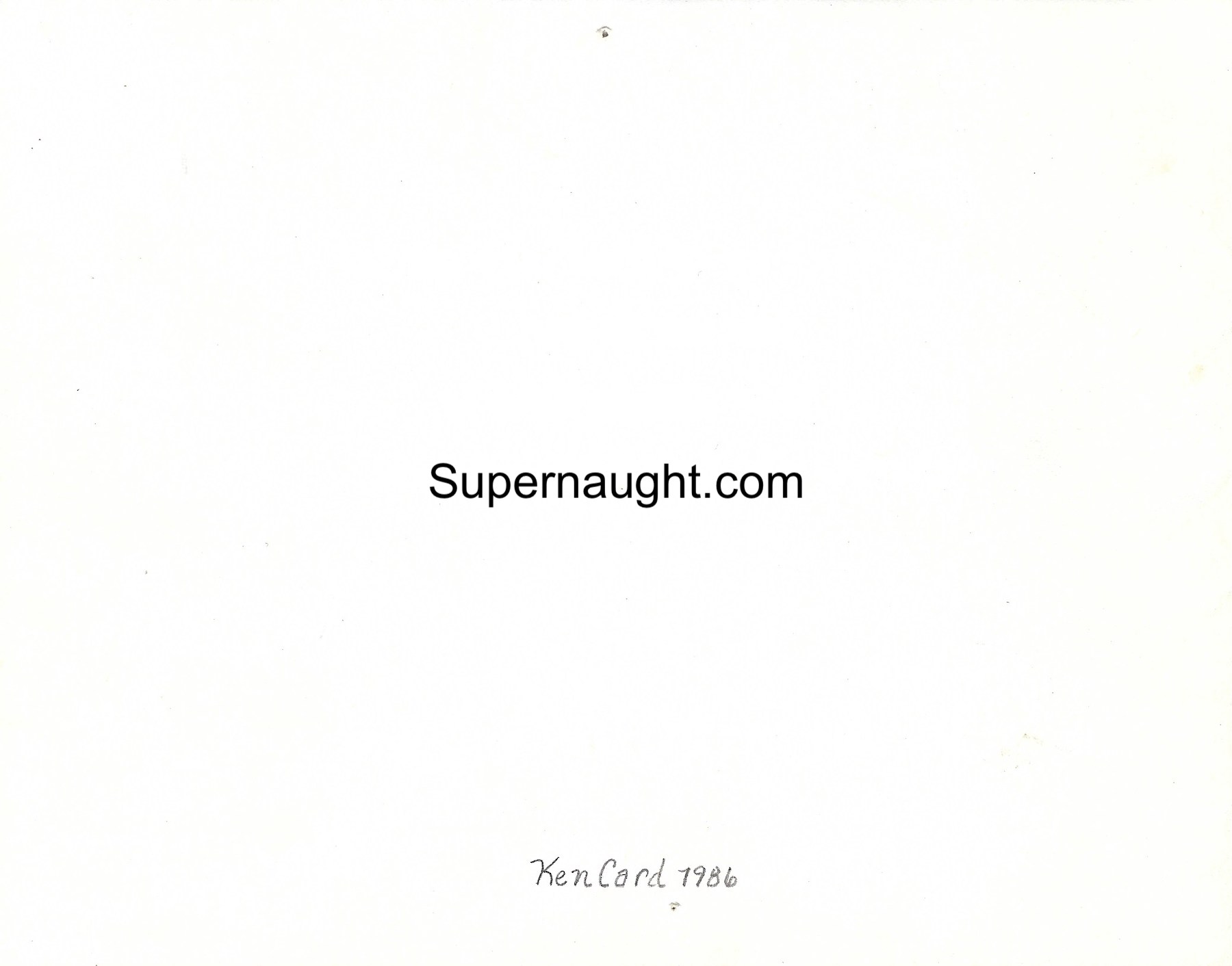 Kenneth Bianchi Handmade Merry Christmas Card Signed image 3