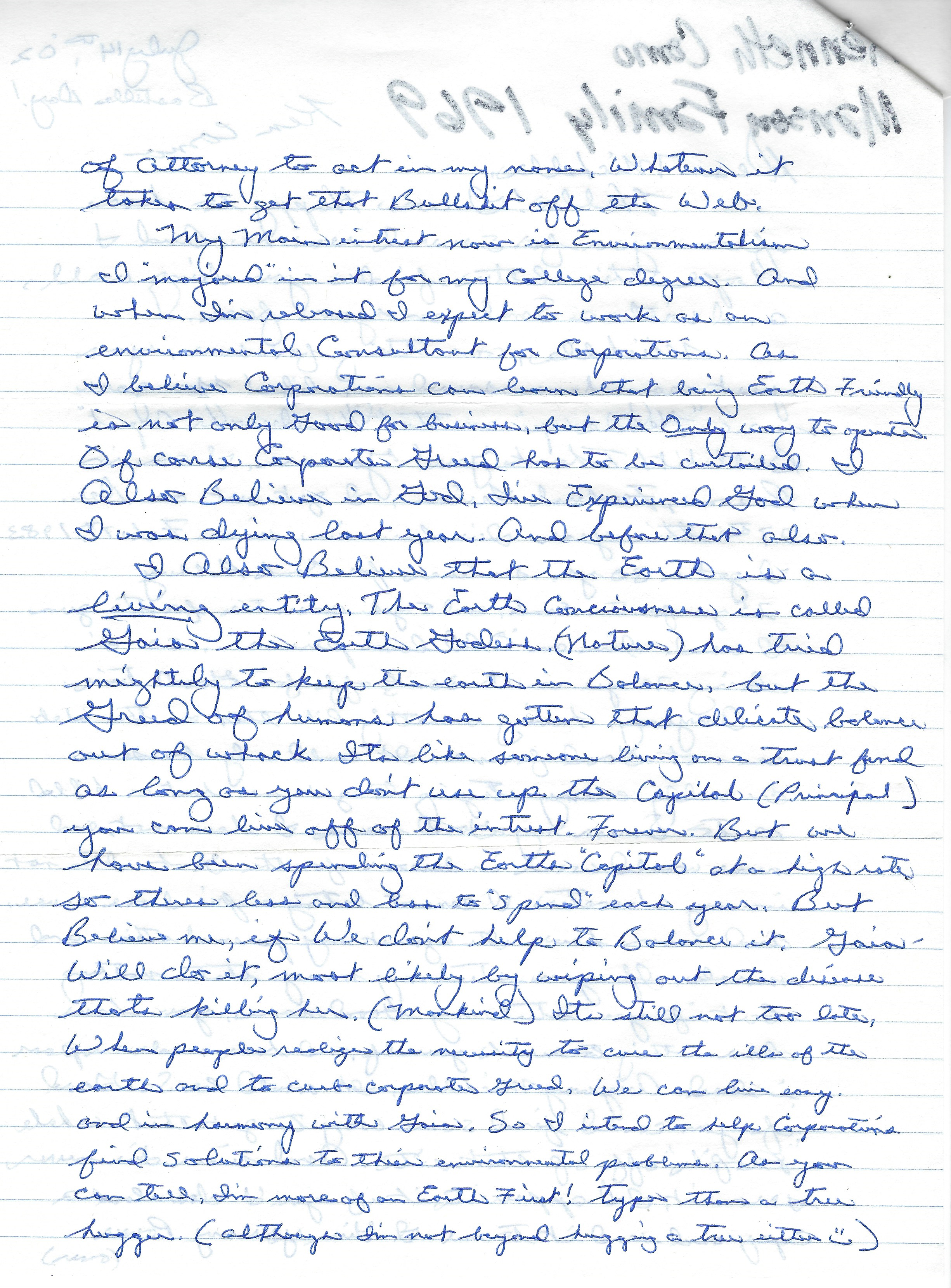 Kenneth Como Letter Signed Charles Manson Family image 2