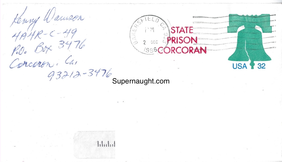 Kenneth Dawson Letter and Envelope Set Both Signed image 2