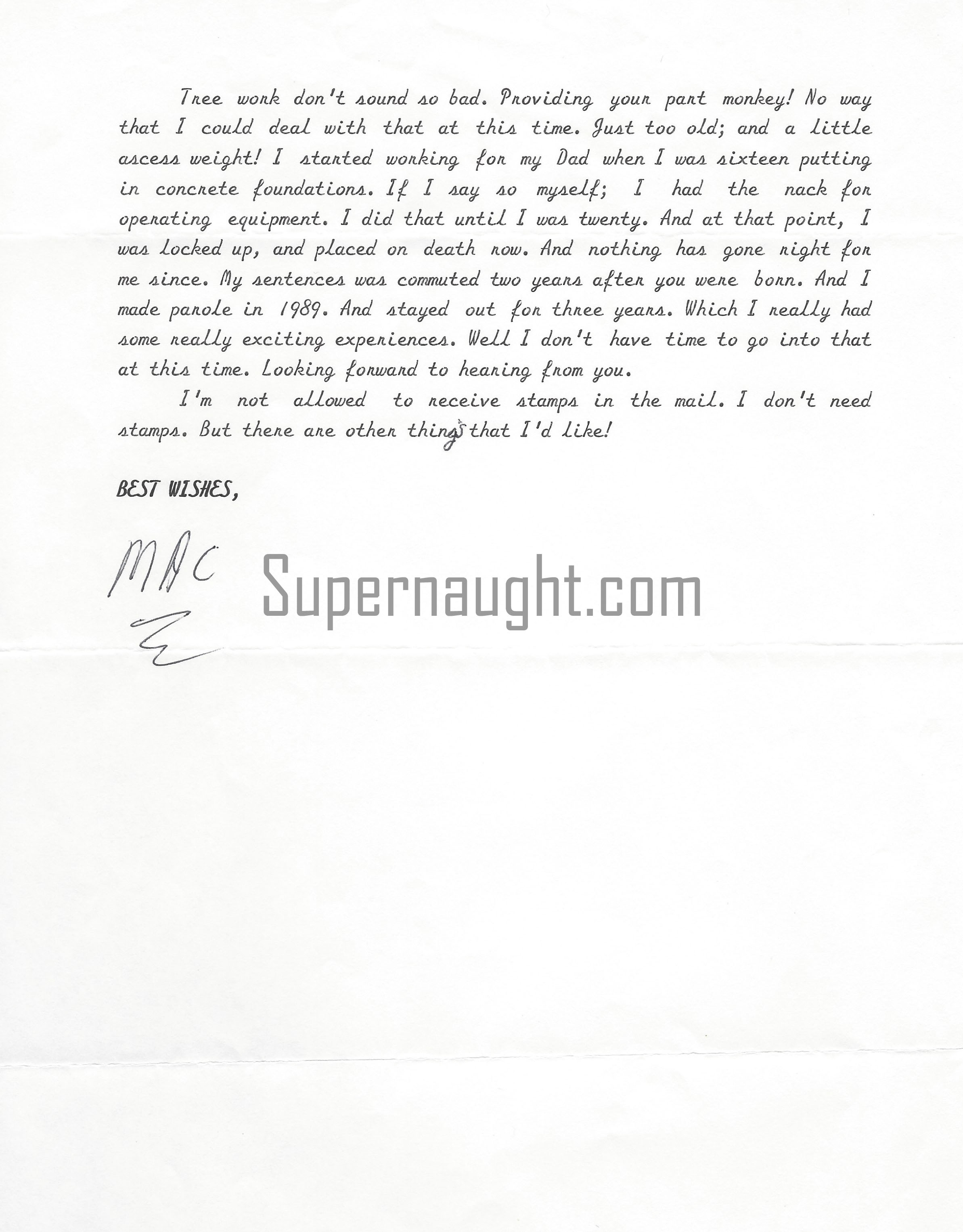 Kenneth McDuff Letter Signed with Envelope Set image 2
