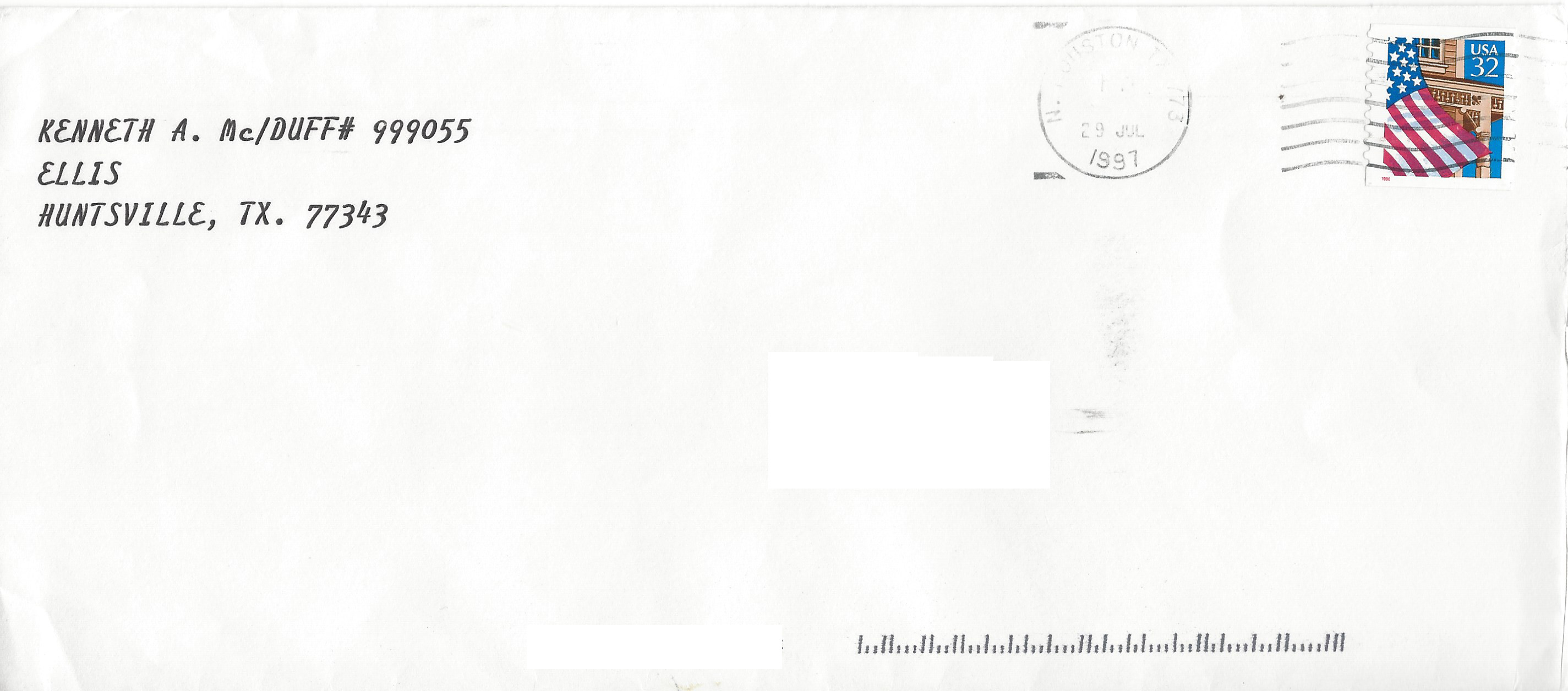 Kenneth McDuff Letter Signed with Envelope Set image 3