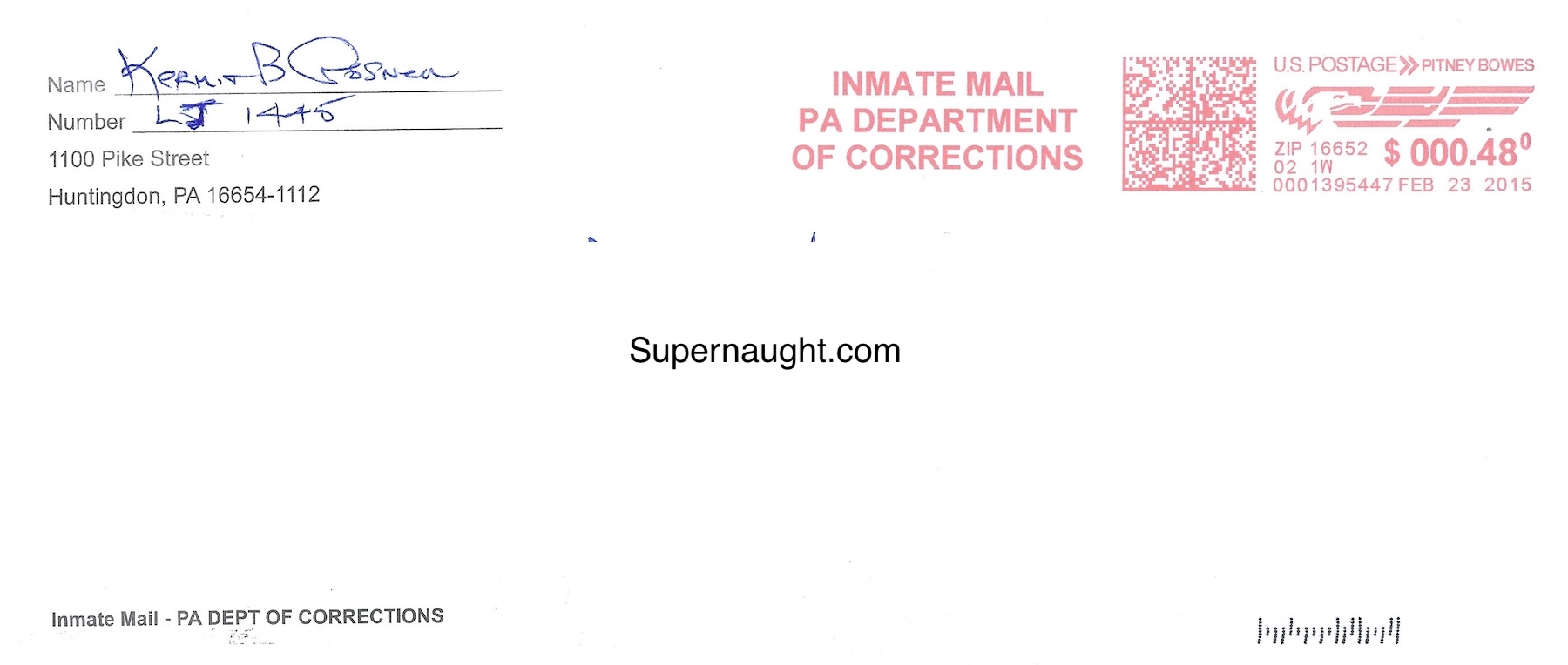 Kermit Gosnell Letter Envelope Set Both Signed image 3