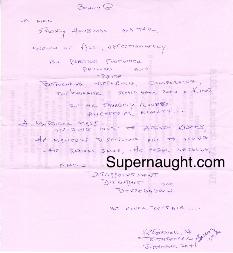 Kermit Gosnell Signed Letter
