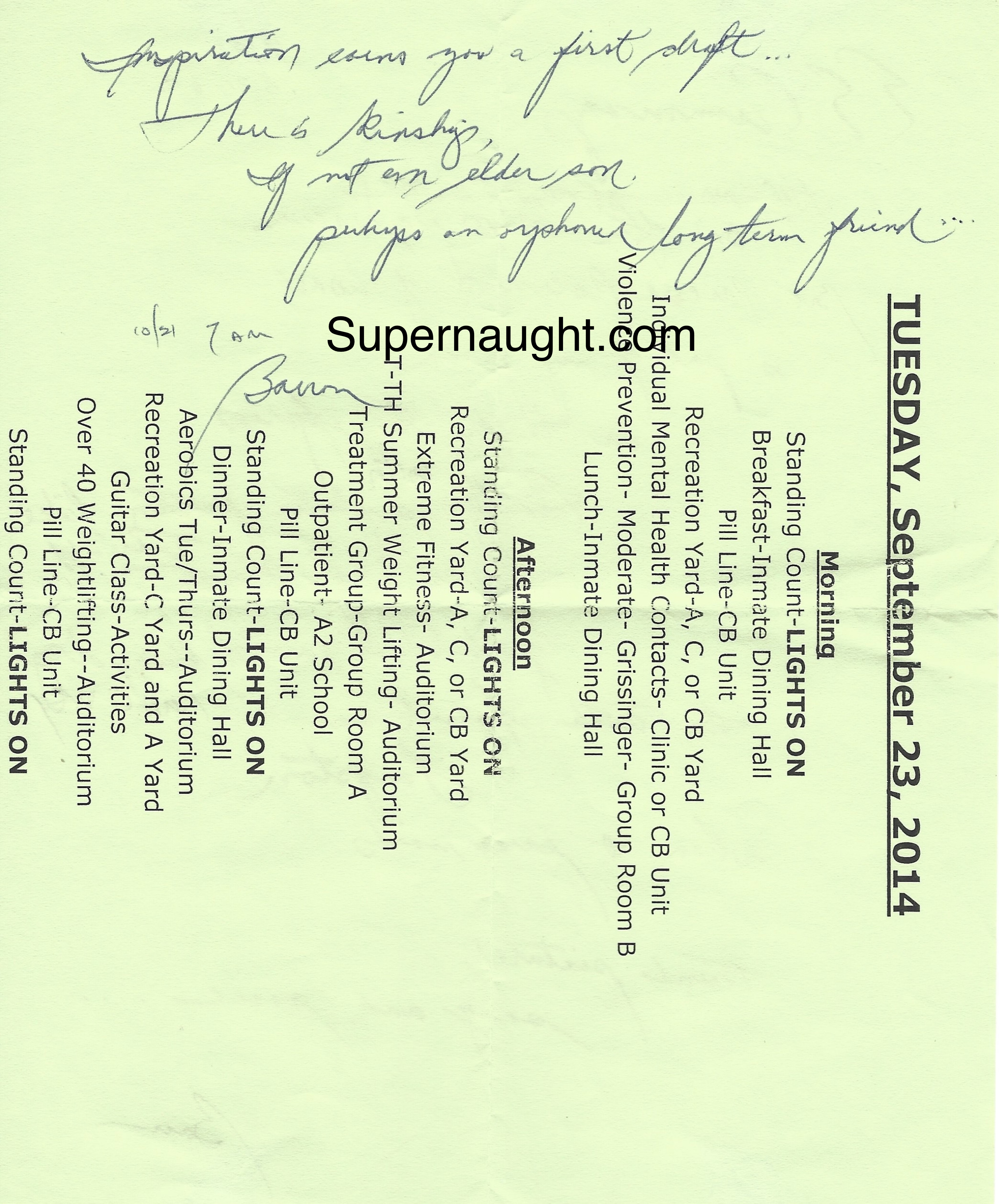 Kermit Gosnell Signed Note image 2