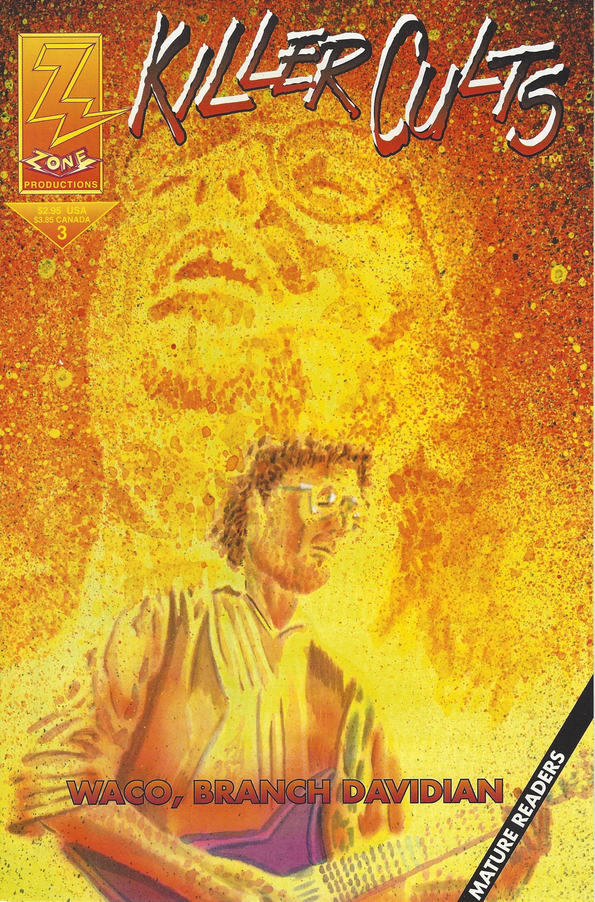 Killer Cults David Koresh Branch Davidians Waco Comic Book 1992
