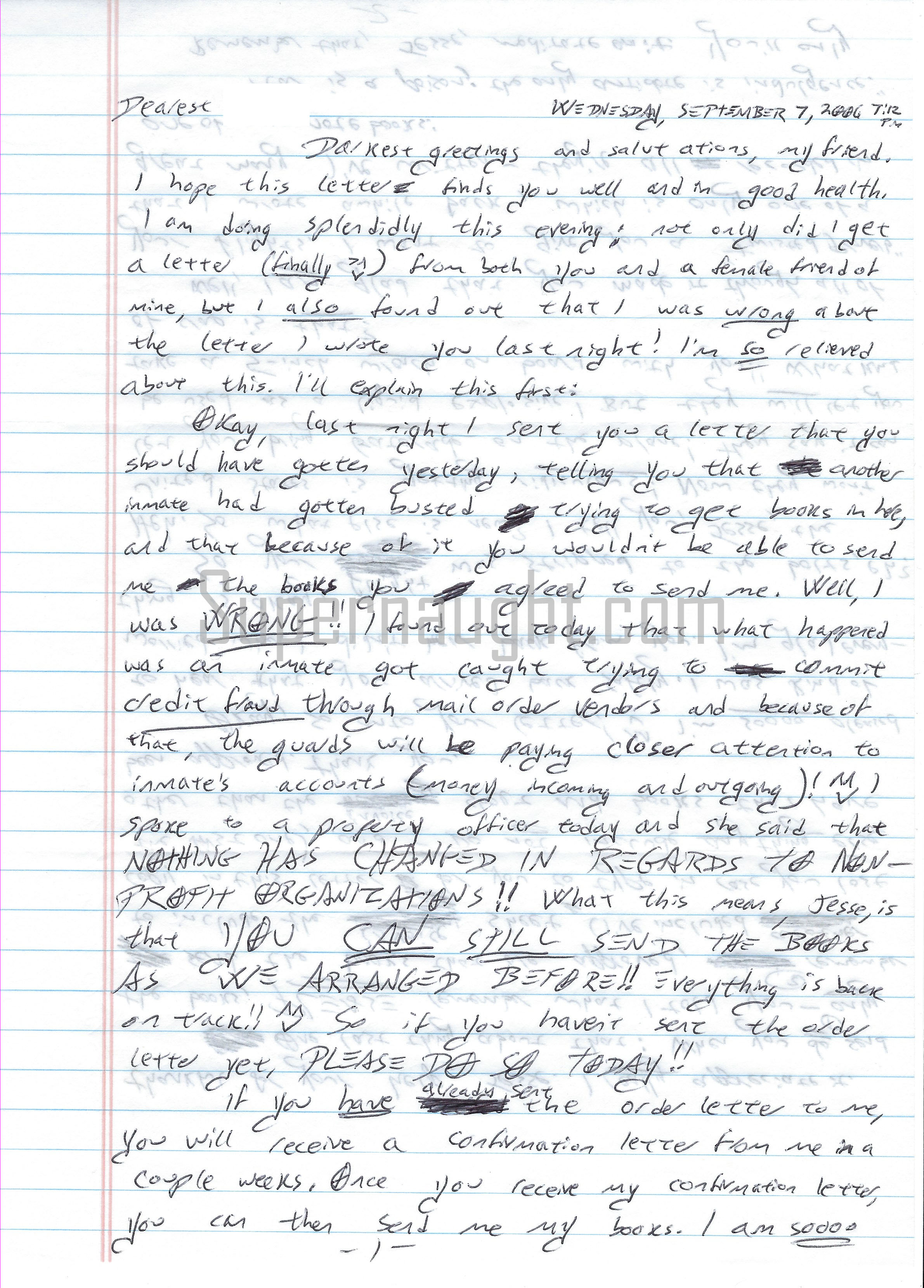 Kyle Hulbert Signed Letter and Envelope Set