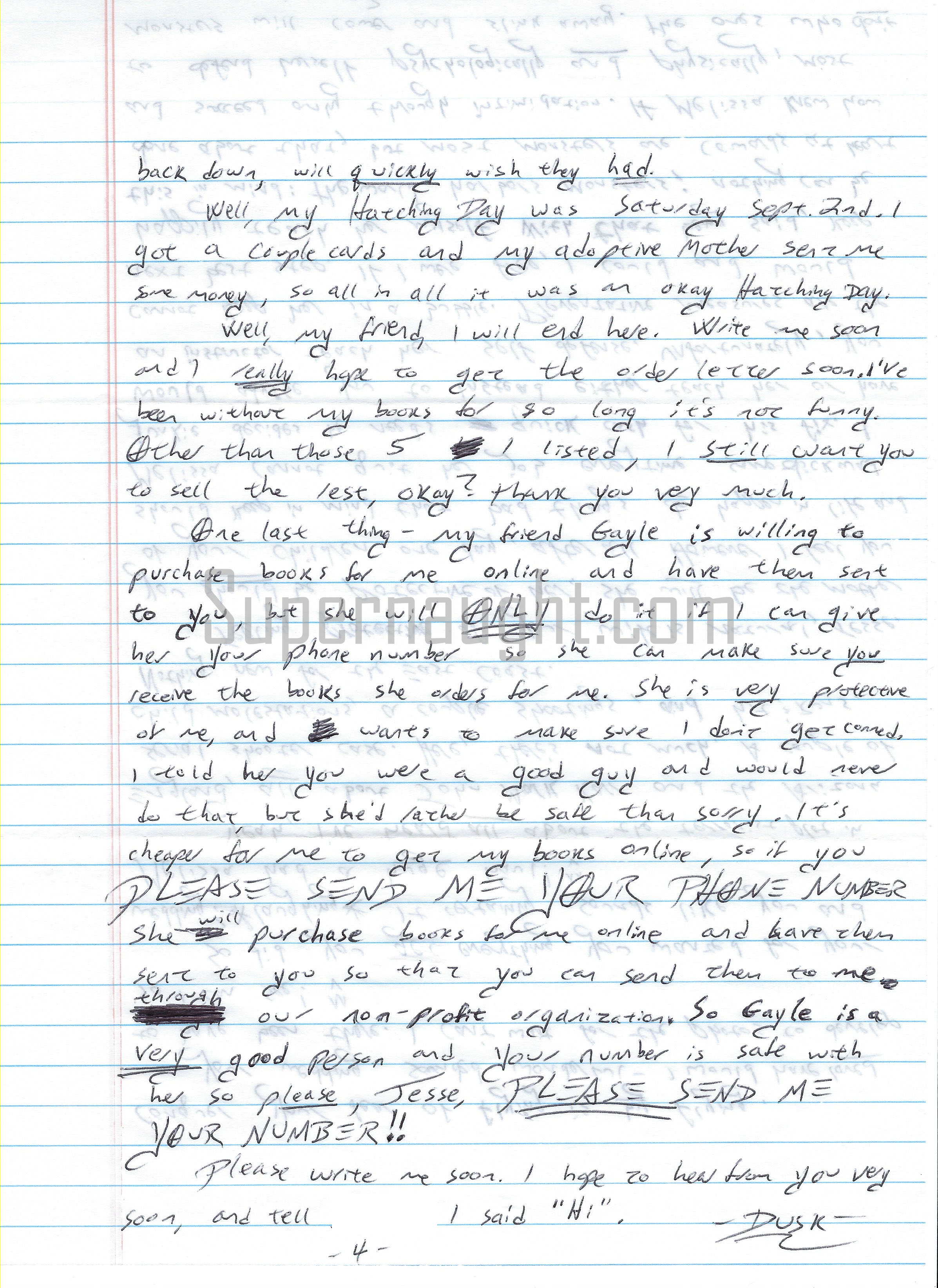 Kyle Hulbert Signed Letter and Envelope Set image 2