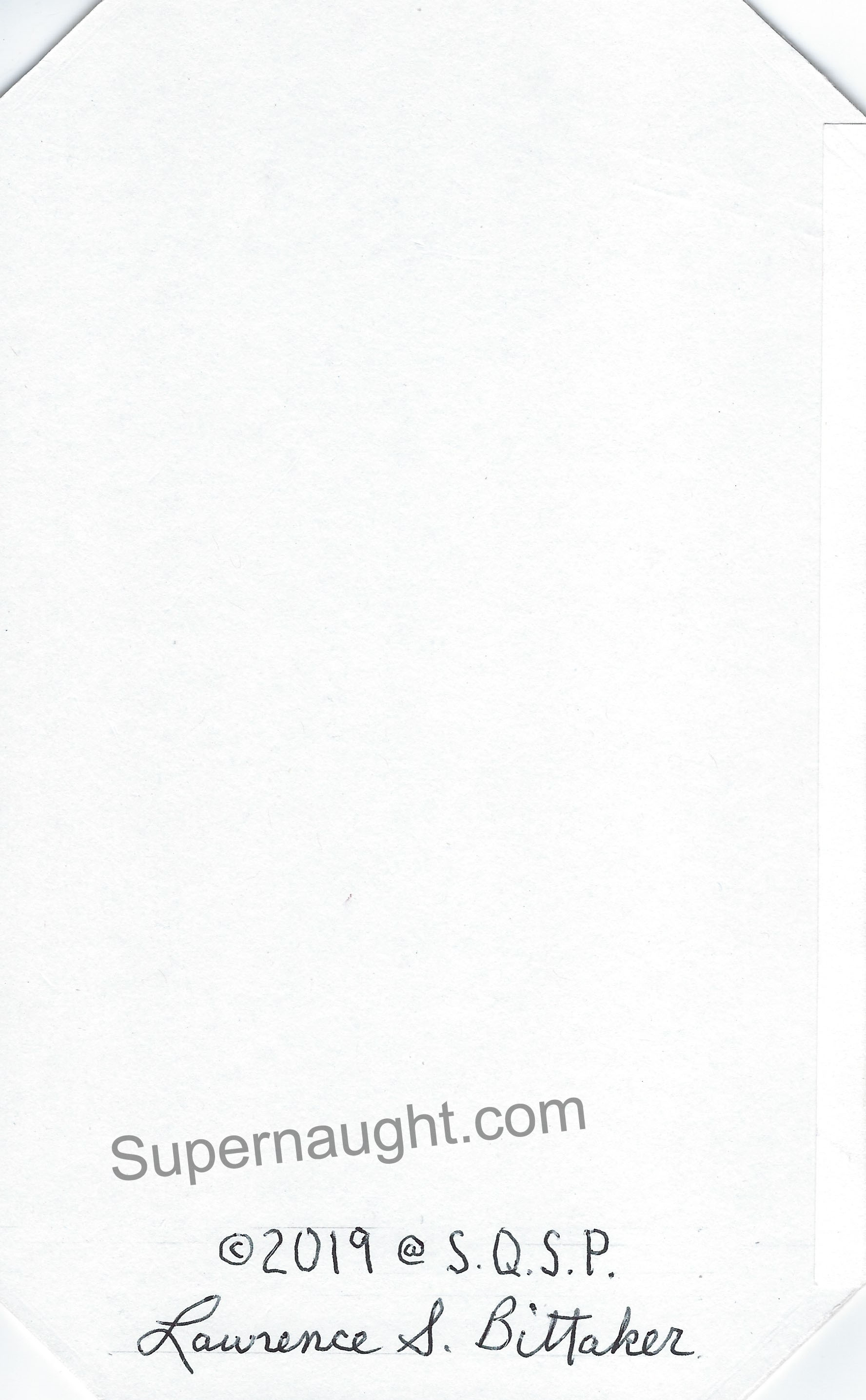 Lawrence Bittaker Charles Manson Family Pop Up Card Signed image 3