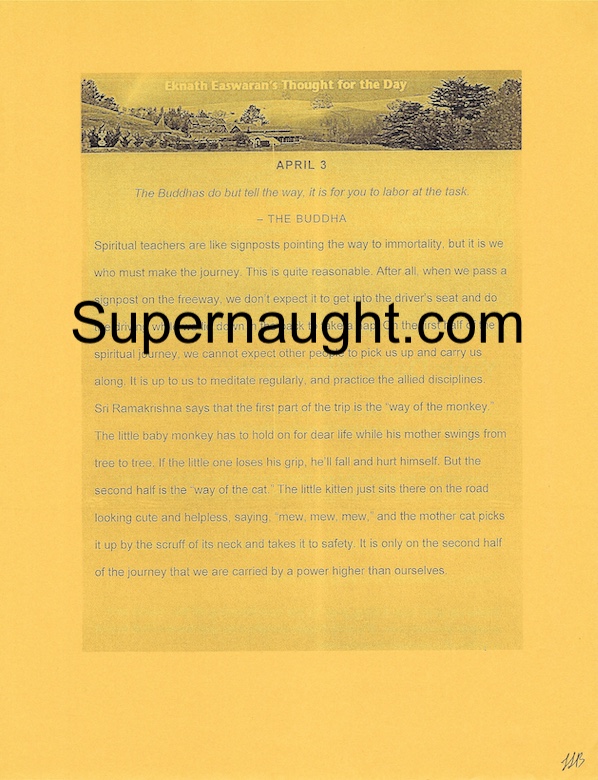 Lawrence Bittaker Daily Blessing Signed image 2