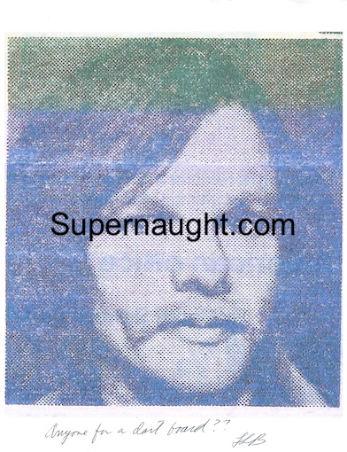 Lawrence Bittaker Dartboard Mugshot Signed