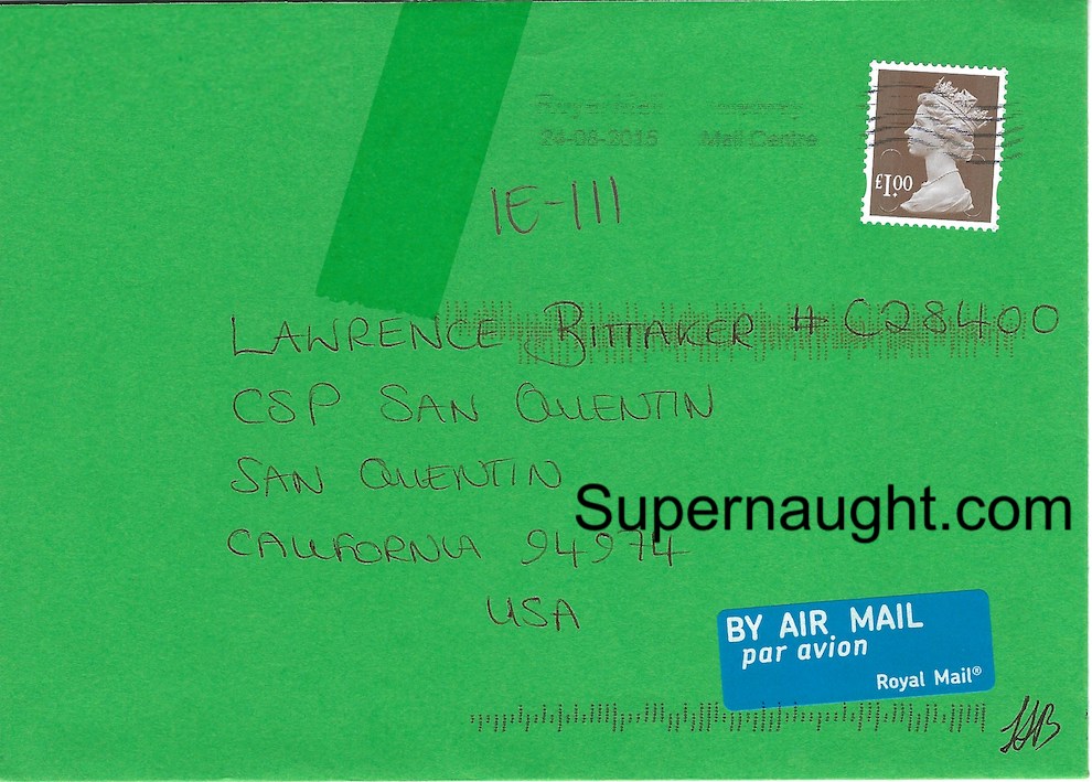 Lawrence Bittaker Fan Mail Card and Signed Envelope image 2