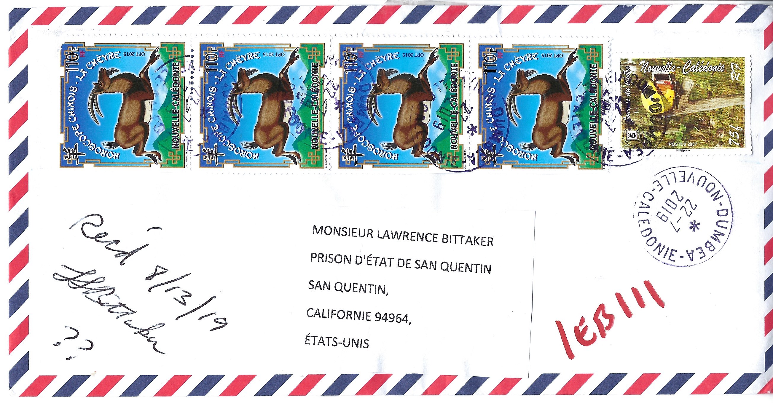 Lawrence Bittaker Fan Mail Signed Envelope With 3 Pages