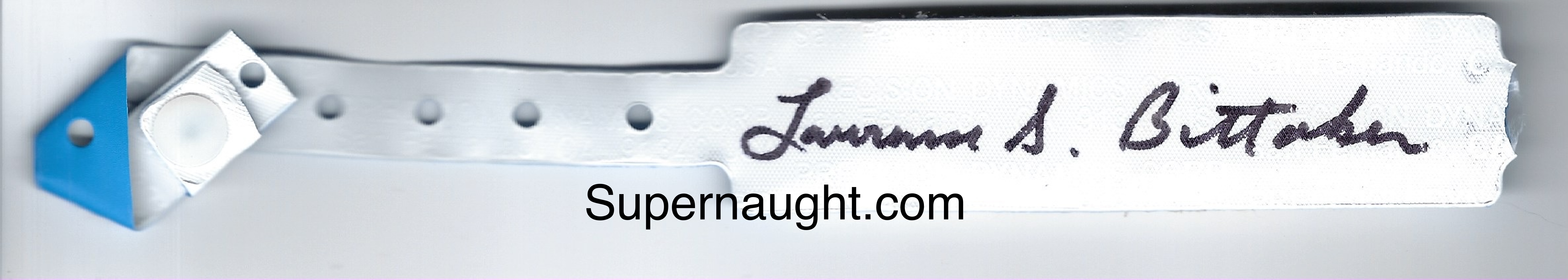 Lawrence Bittaker Hospital Wristband Signed image 2
