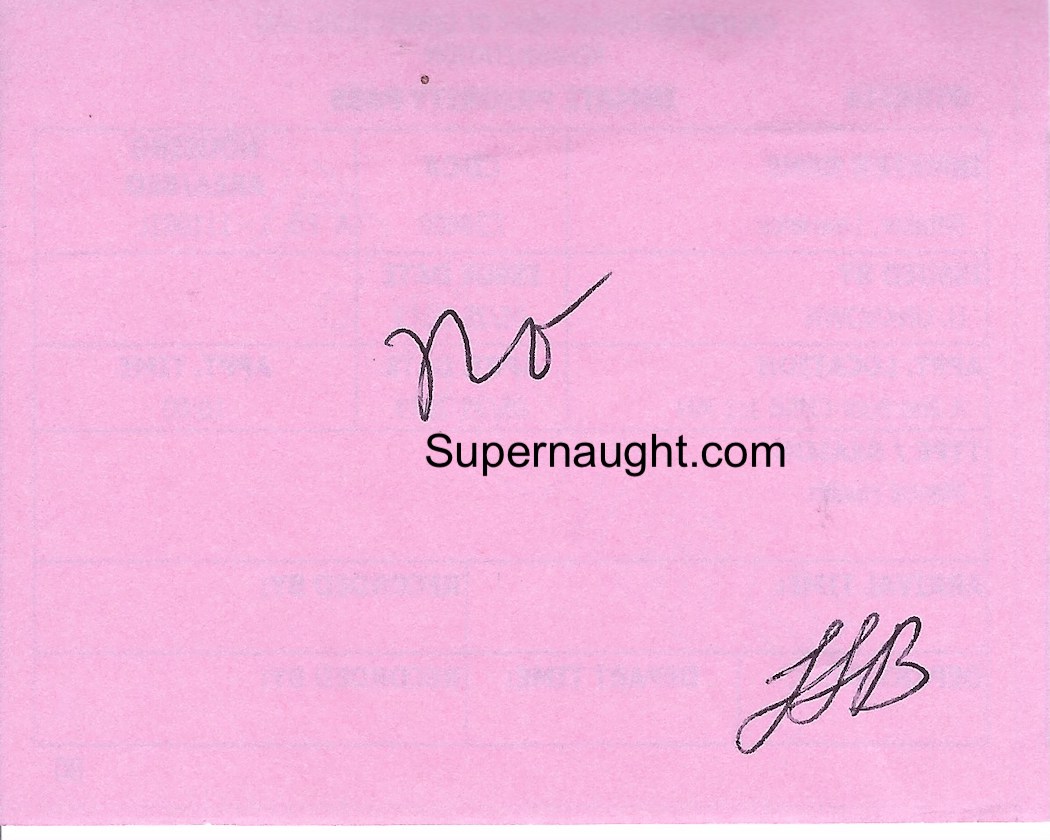 Lawrence Bittaker Initialed Mental Health image 2