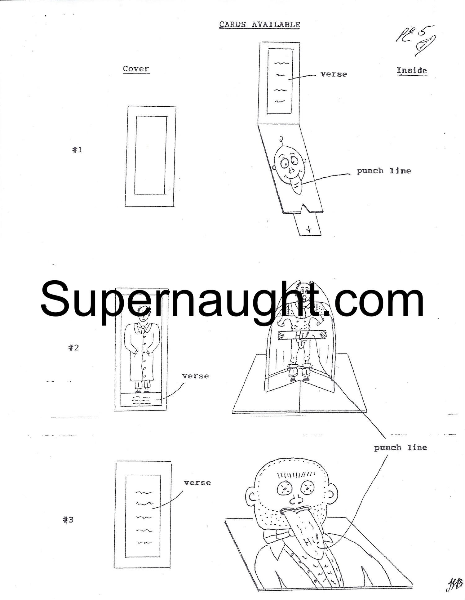 Lawrence Bittaker Pop Up Card List with Illustrations 4 Signed Pages image 3