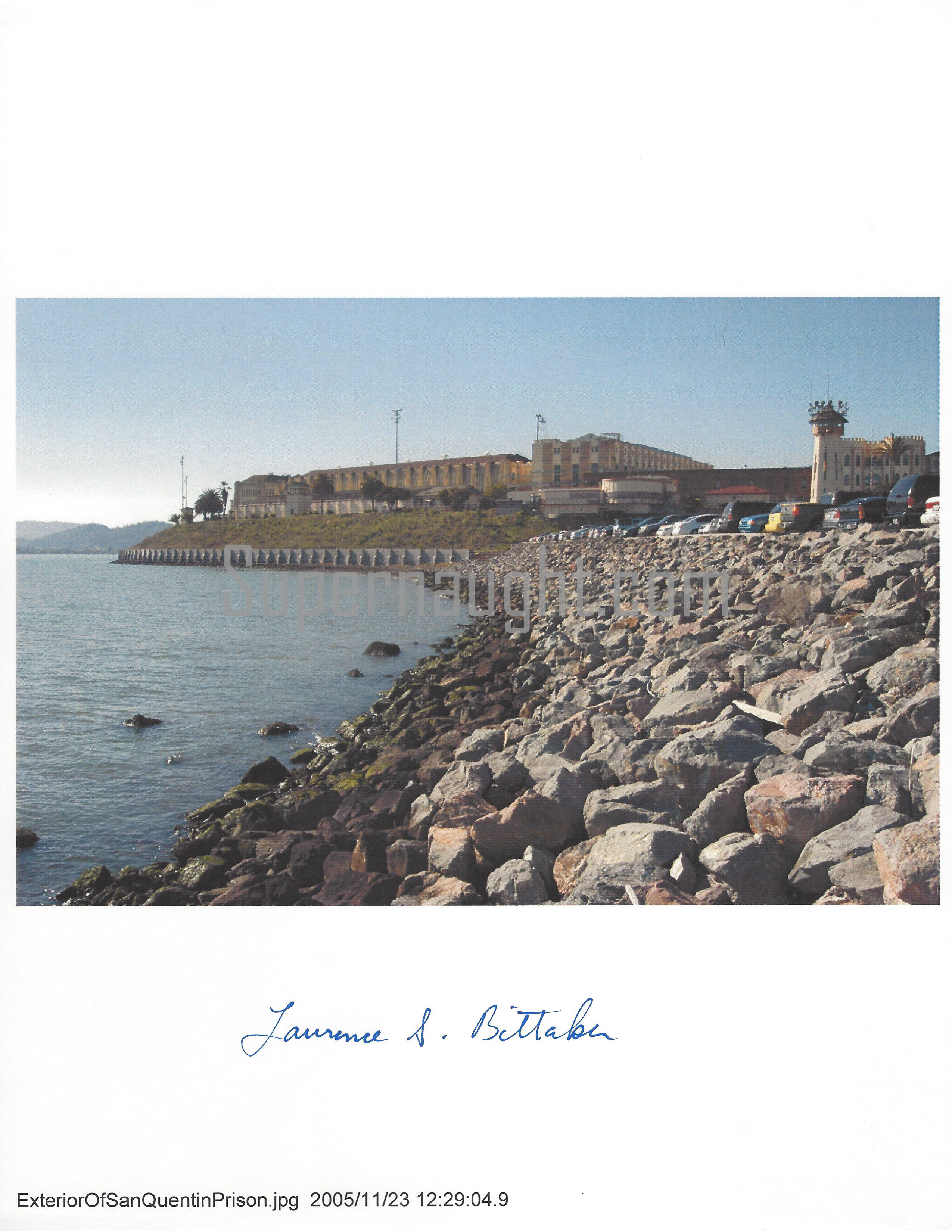 Lawrence Bittaker San Quentin State Prison Photo Signed