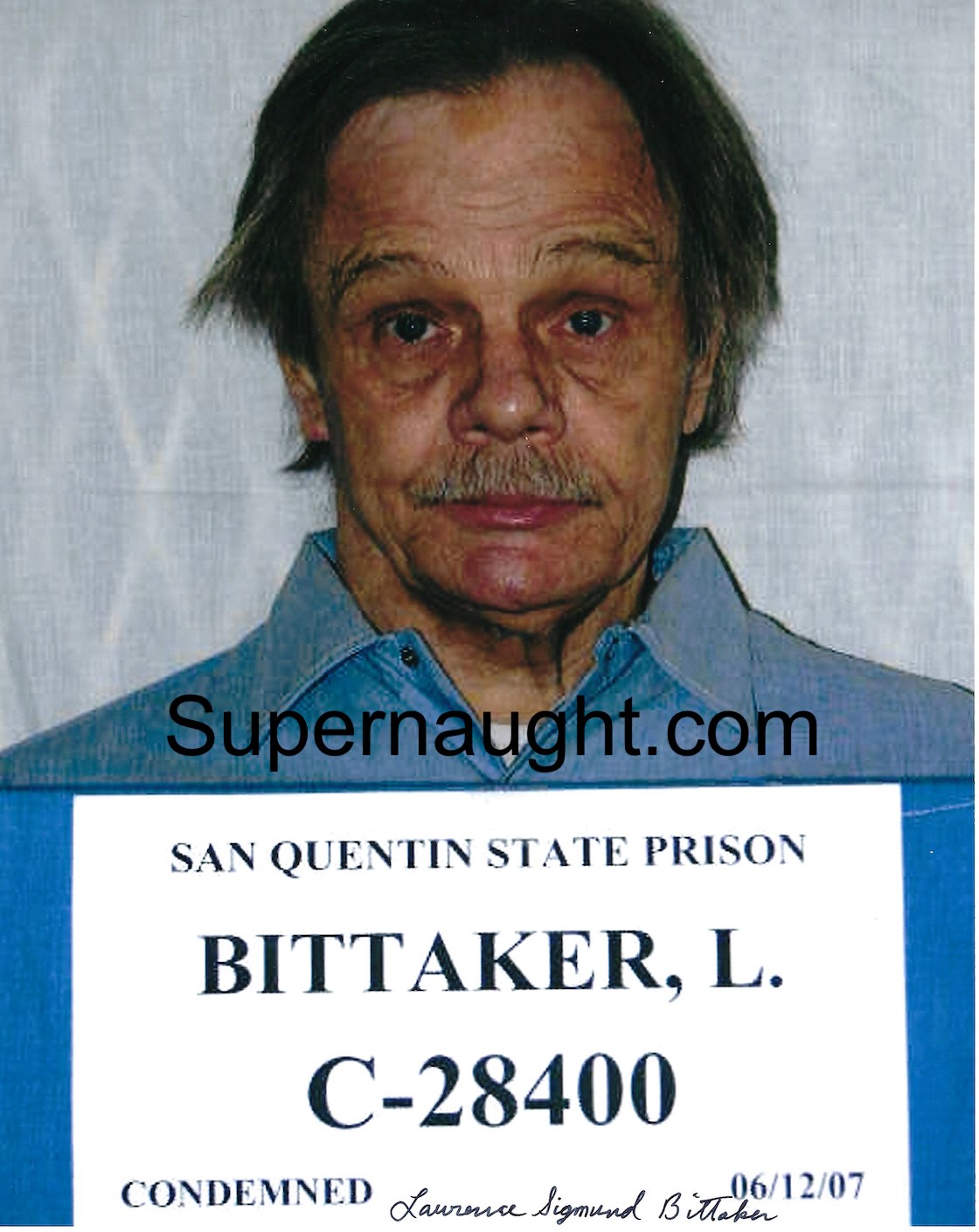 Lawrence Bittaker Signed 2007 Mugshot