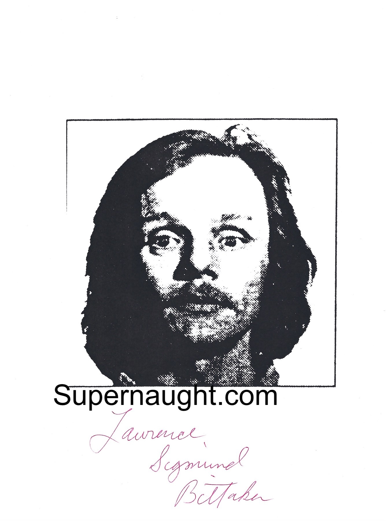 Lawrence Bittaker Signed Mugshot Photograph