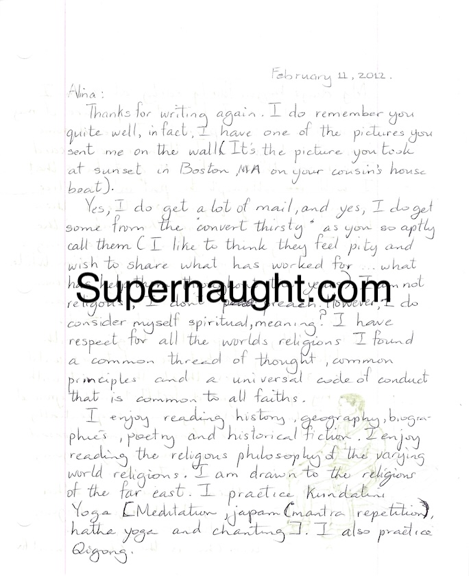 Lee Malvo Seven Page Letter with Two Self Portraits with Envelope Signed