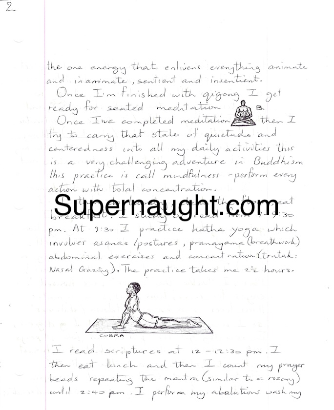 Lee Malvo Seven Page Letter with Two Self Portraits with Envelope Signed image 3