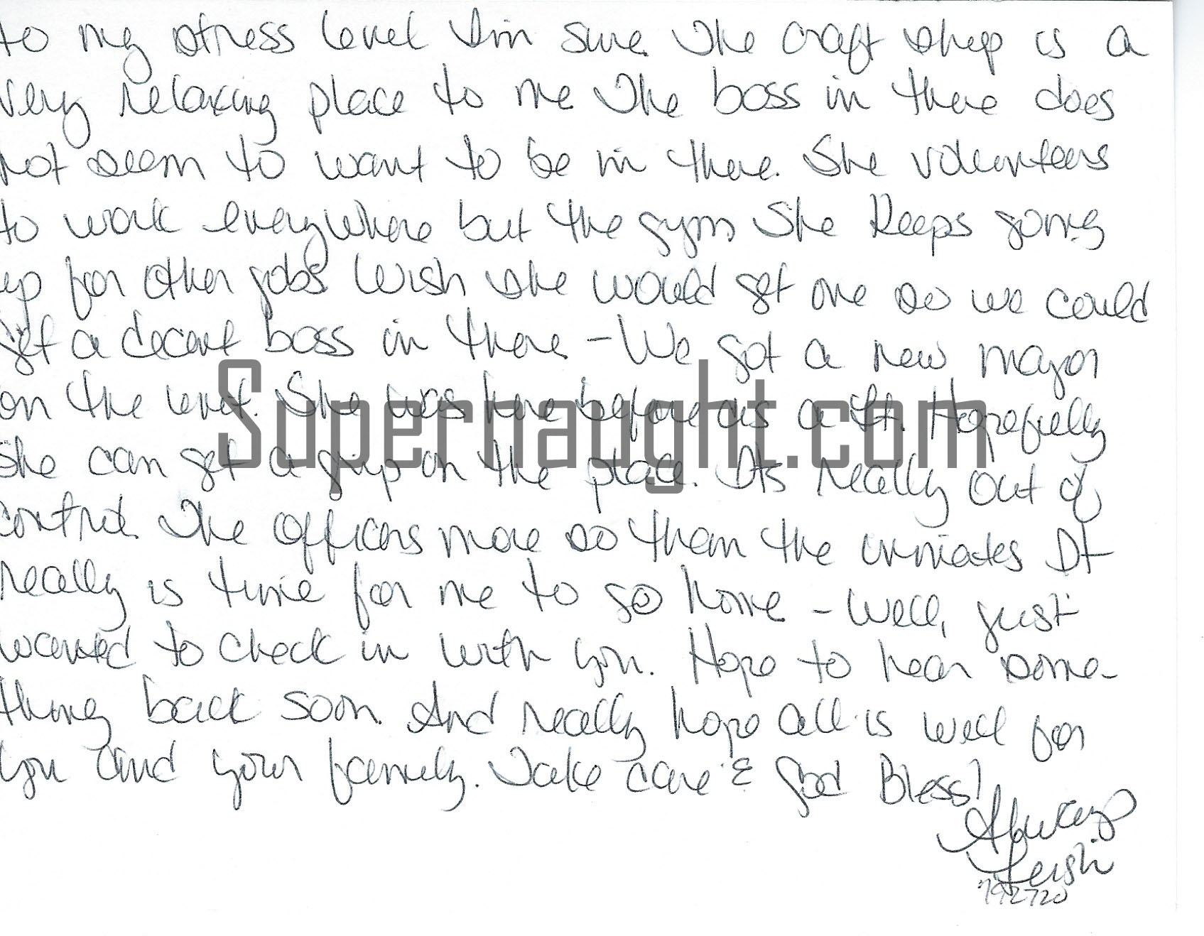 Leisha Hamilton Rose Drawing Letter and Envelope Set Signed Released image 2