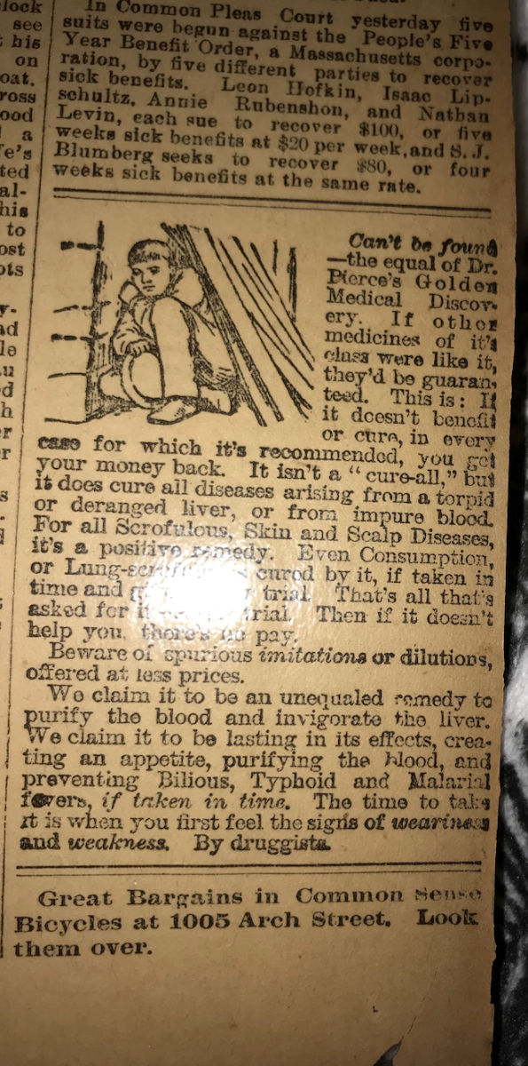 Lizzie Borden 1892 Newspaper image 6