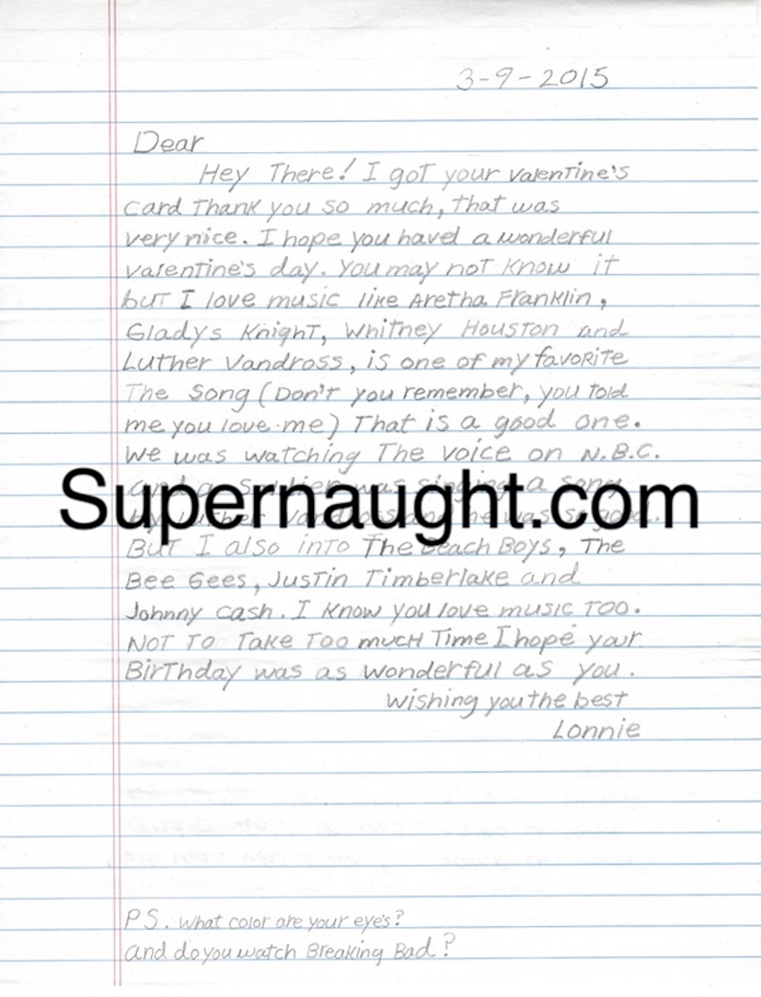 Lonnie Franklin Letter and Envelope Set Both Signed